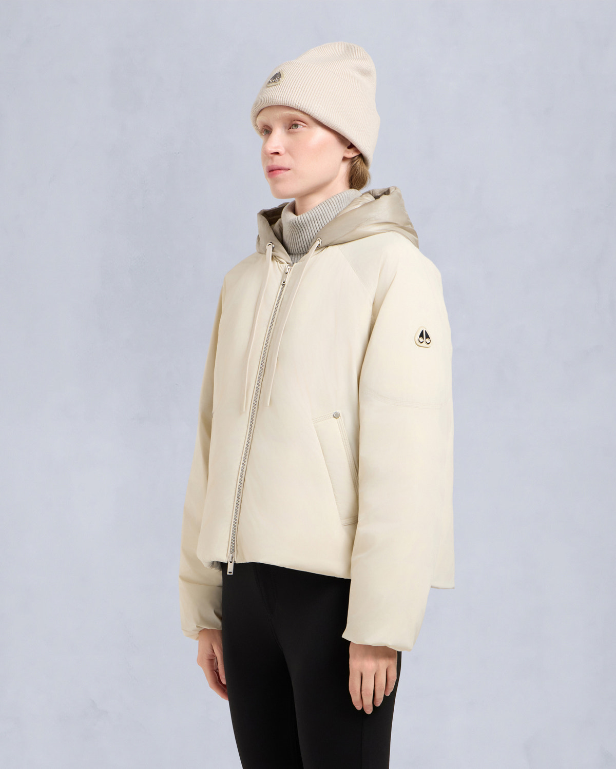 TEGAN BOMBER JACKET-ALABASTER