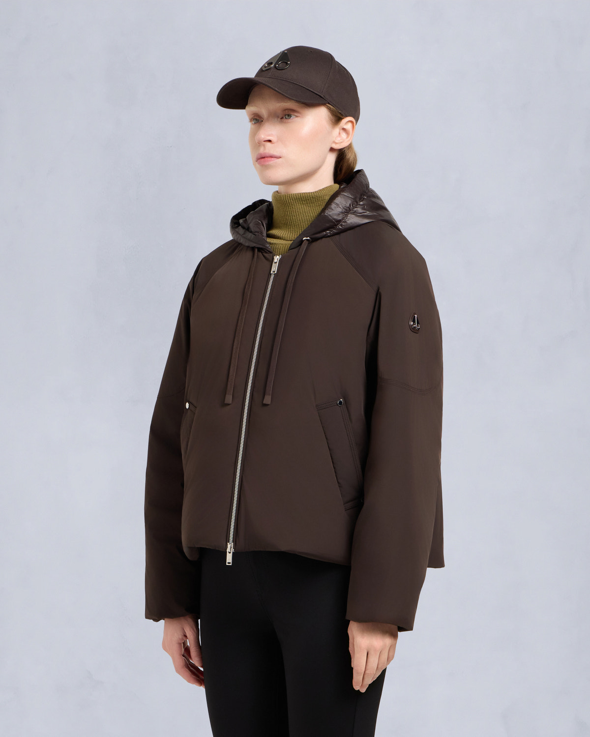 TEGAN BOMBER JACKET-ESPRESSO