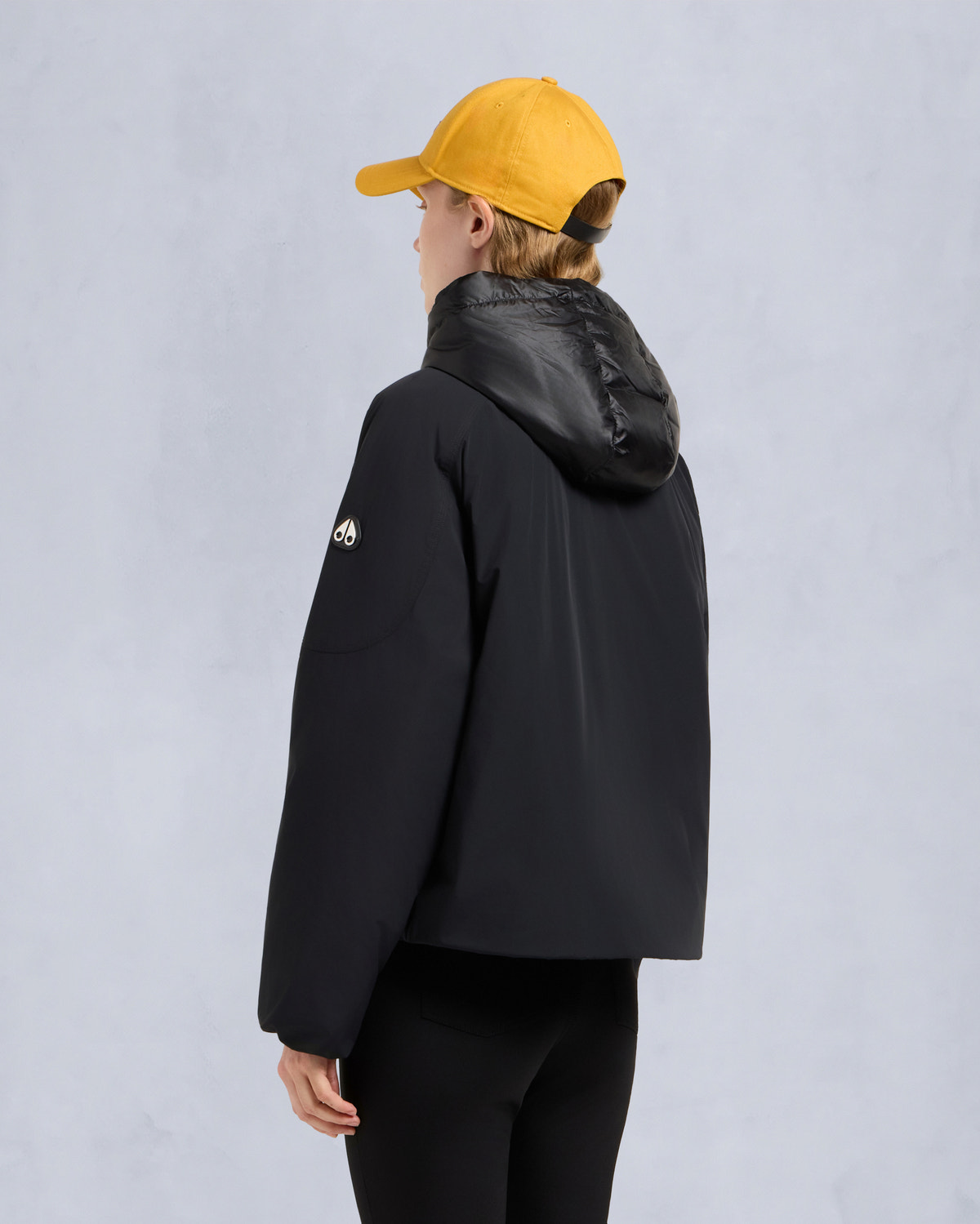 TEGAN BOMBER JACKET-BLACK