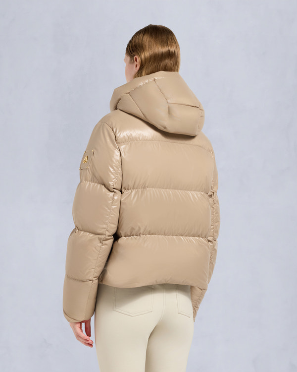 MOONSTONE PUFFER JACKET-CHAMPAGNE
