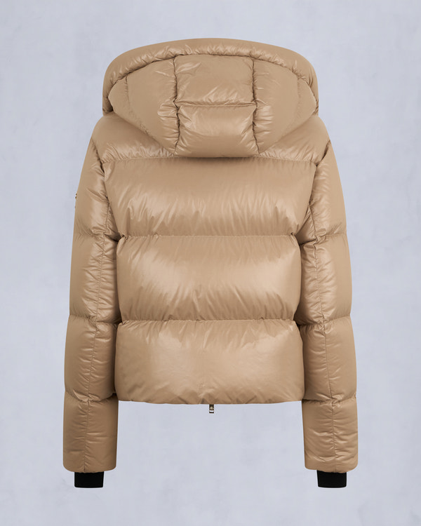 MOONSTONE PUFFER JACKET-CHAMPAGNE