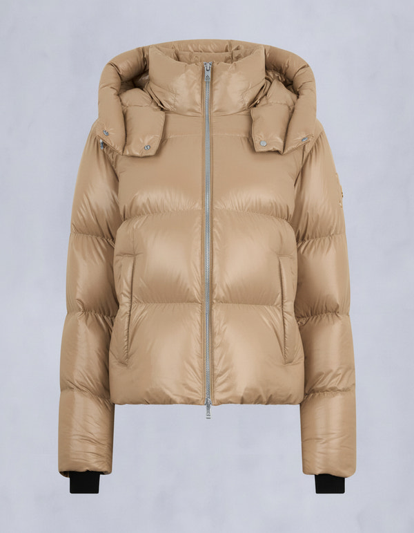 MOONSTONE PUFFER JACKET-CHAMPAGNE