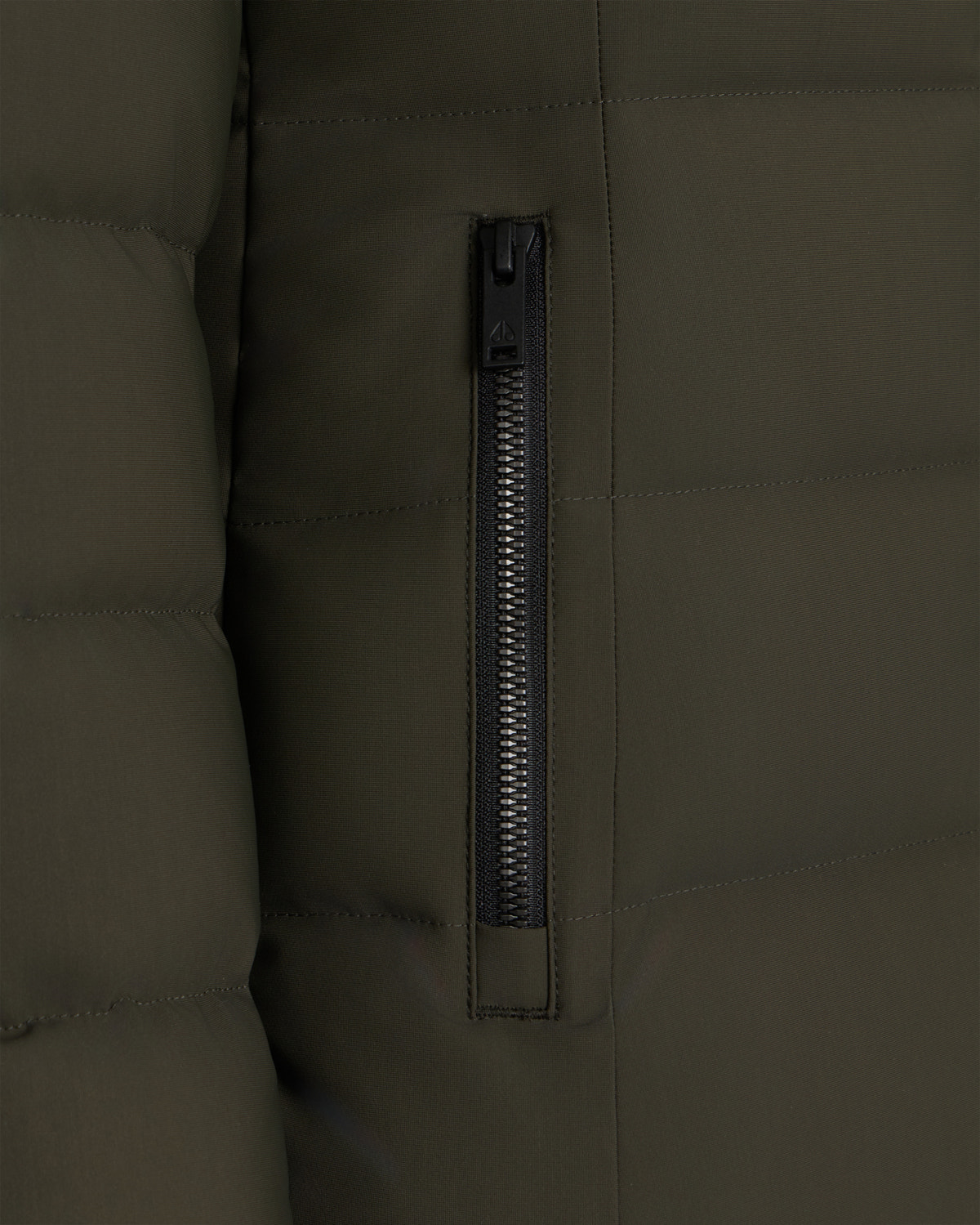 NYLUXE WATERSHED 3 PARKA-DARK OLIVE/BLACK