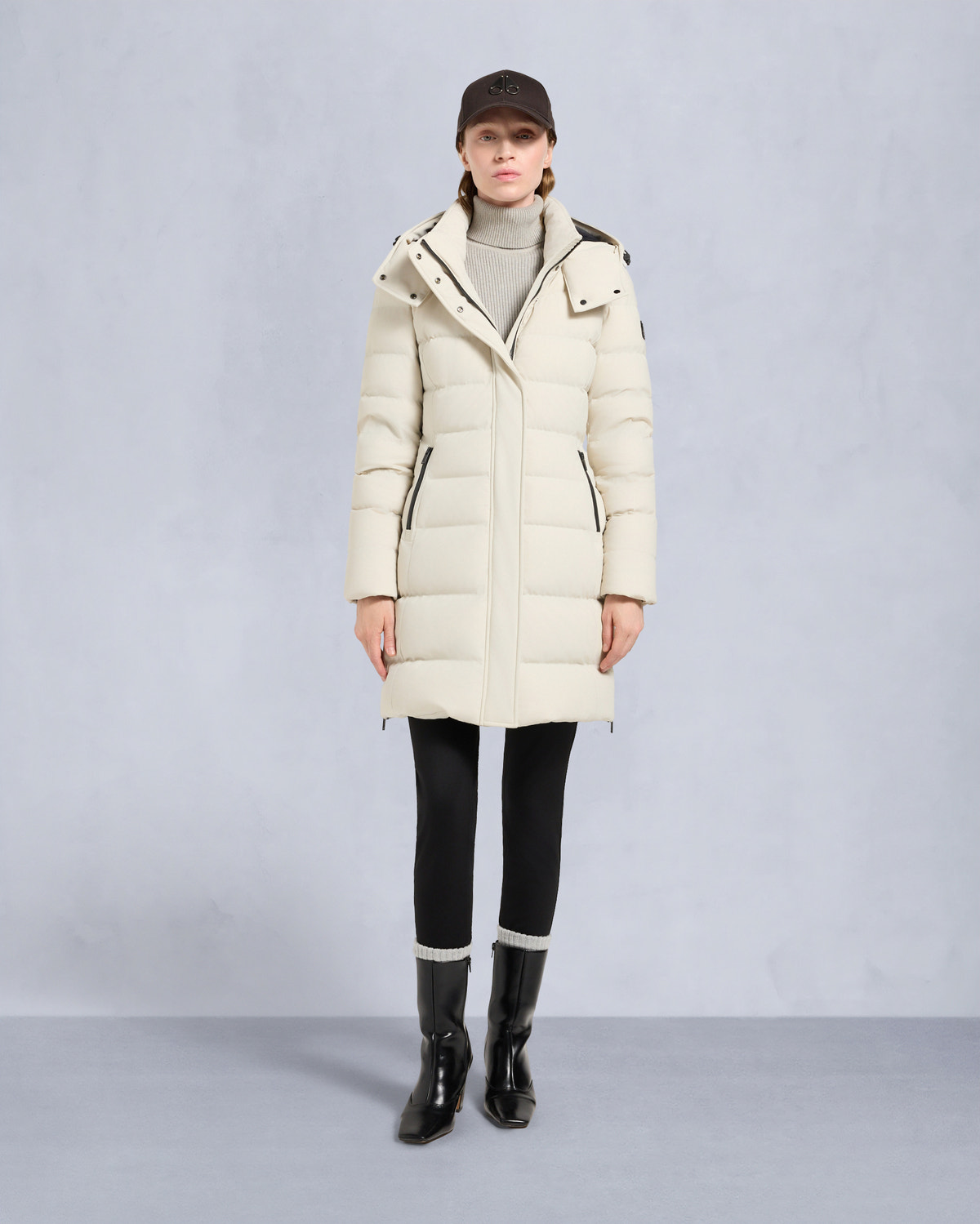NYLUXE WATERSHED 3 PARKA-ALABASTER