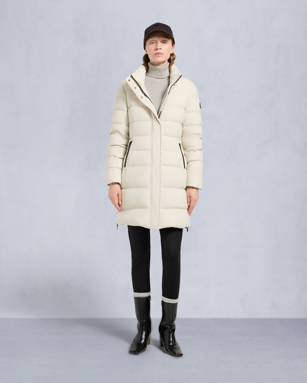 NYLUXE WATERSHED 3 PARKA-ALABASTER