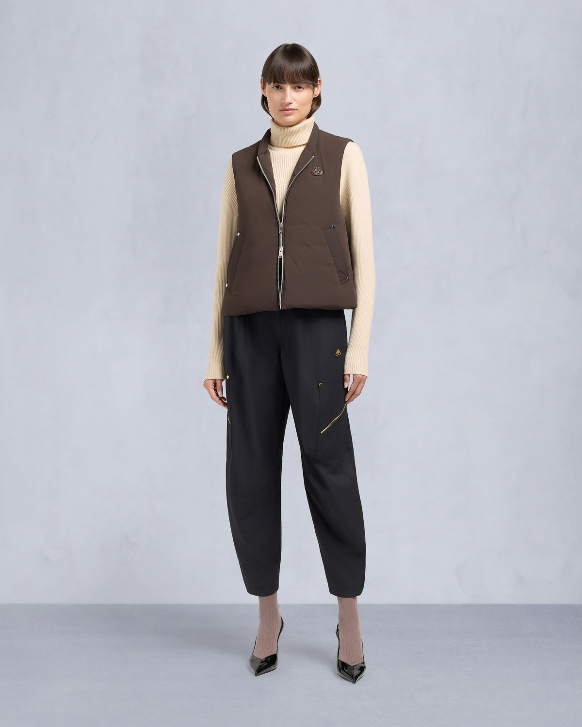 TEGAN VEST-ESPRESSO