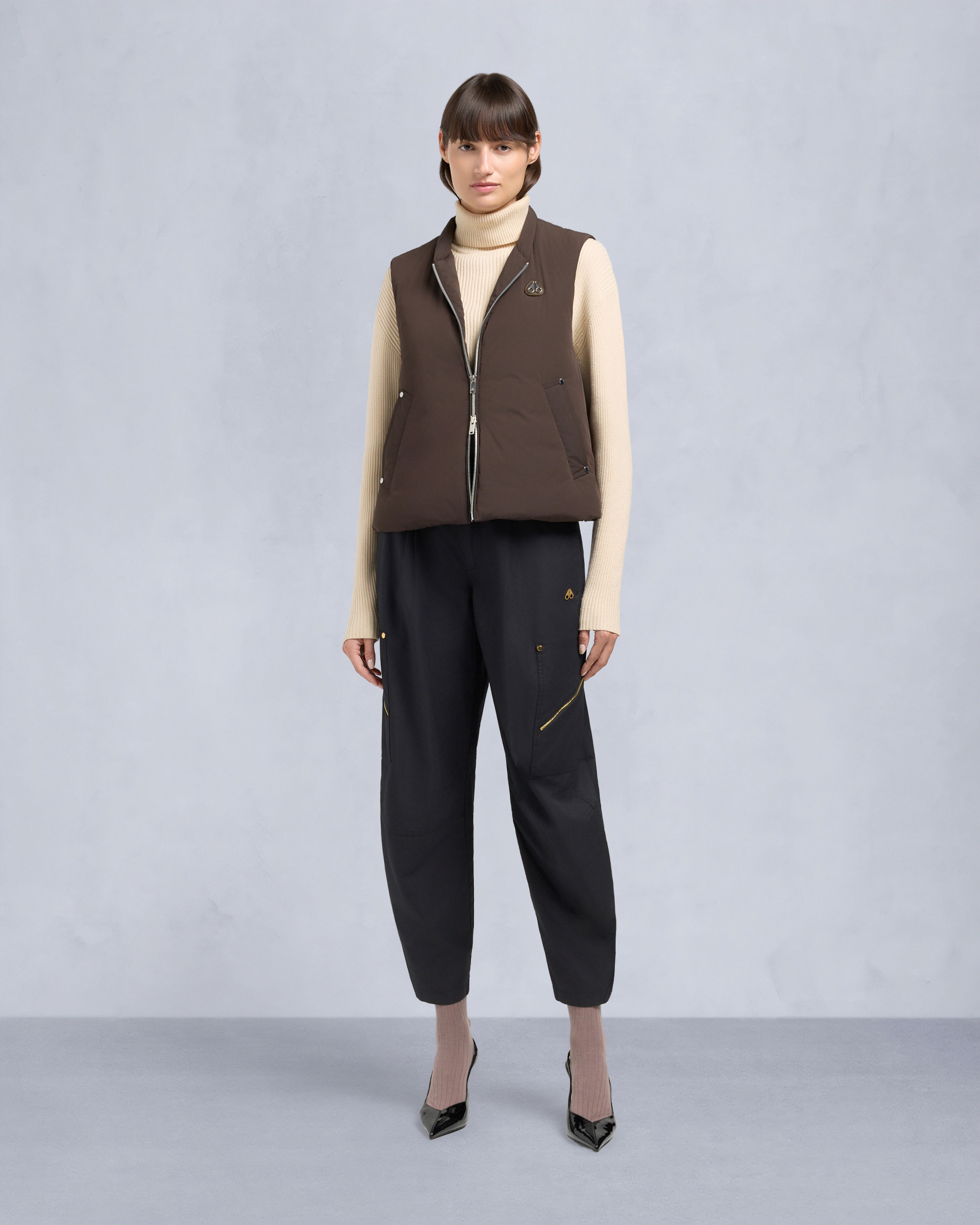 TEGAN VEST-ESPRESSO