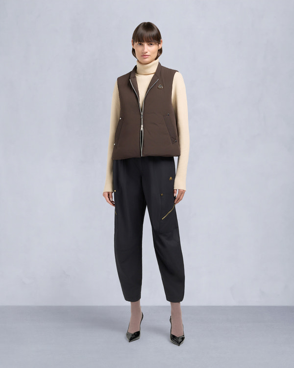 TEGAN VEST-ESPRESSO