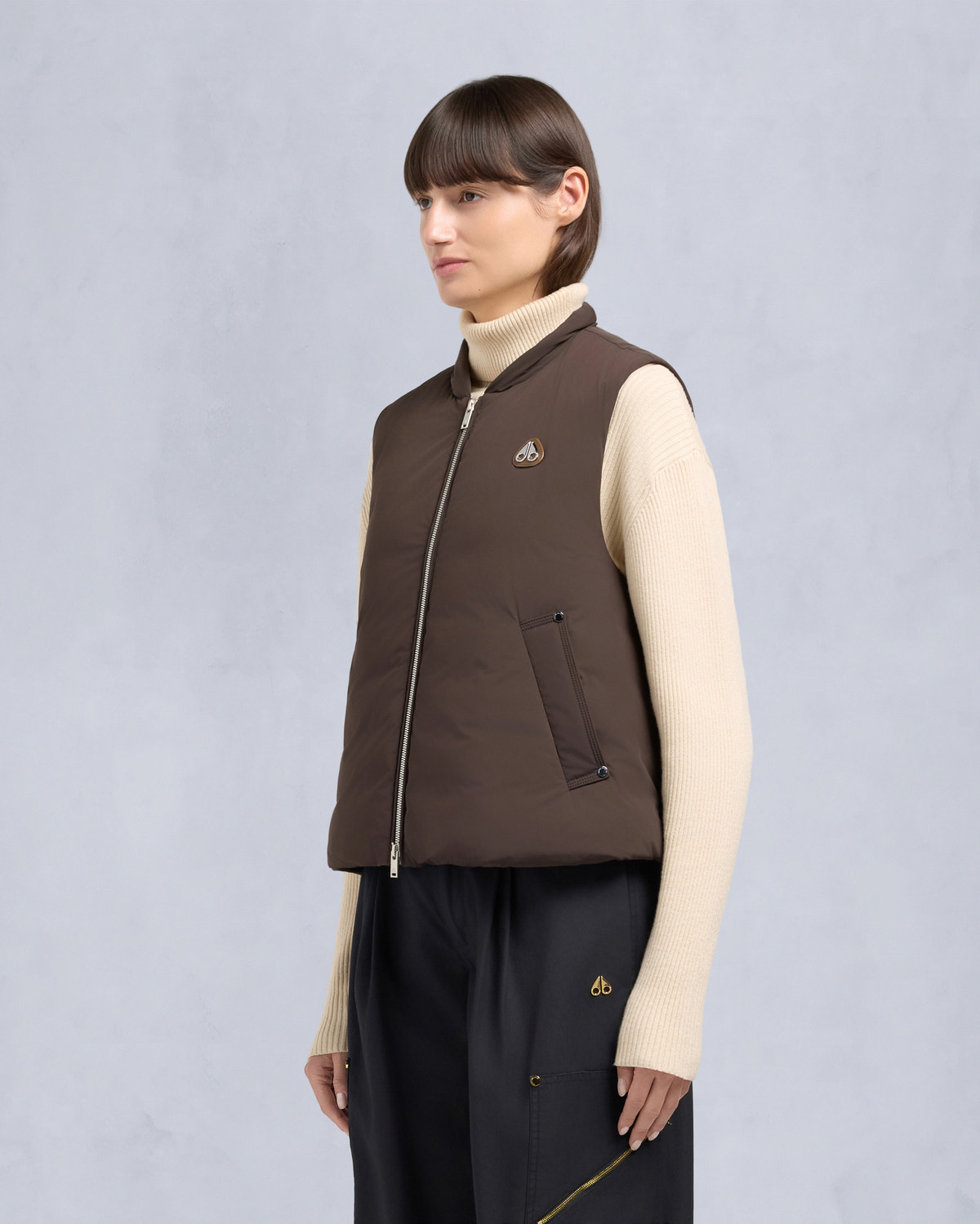 TEGAN VEST-ESPRESSO