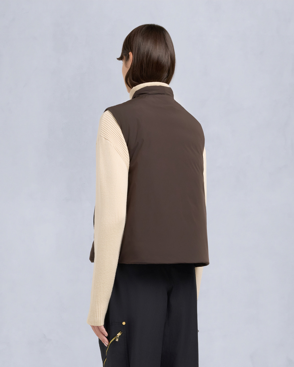 TEGAN VEST-ESPRESSO