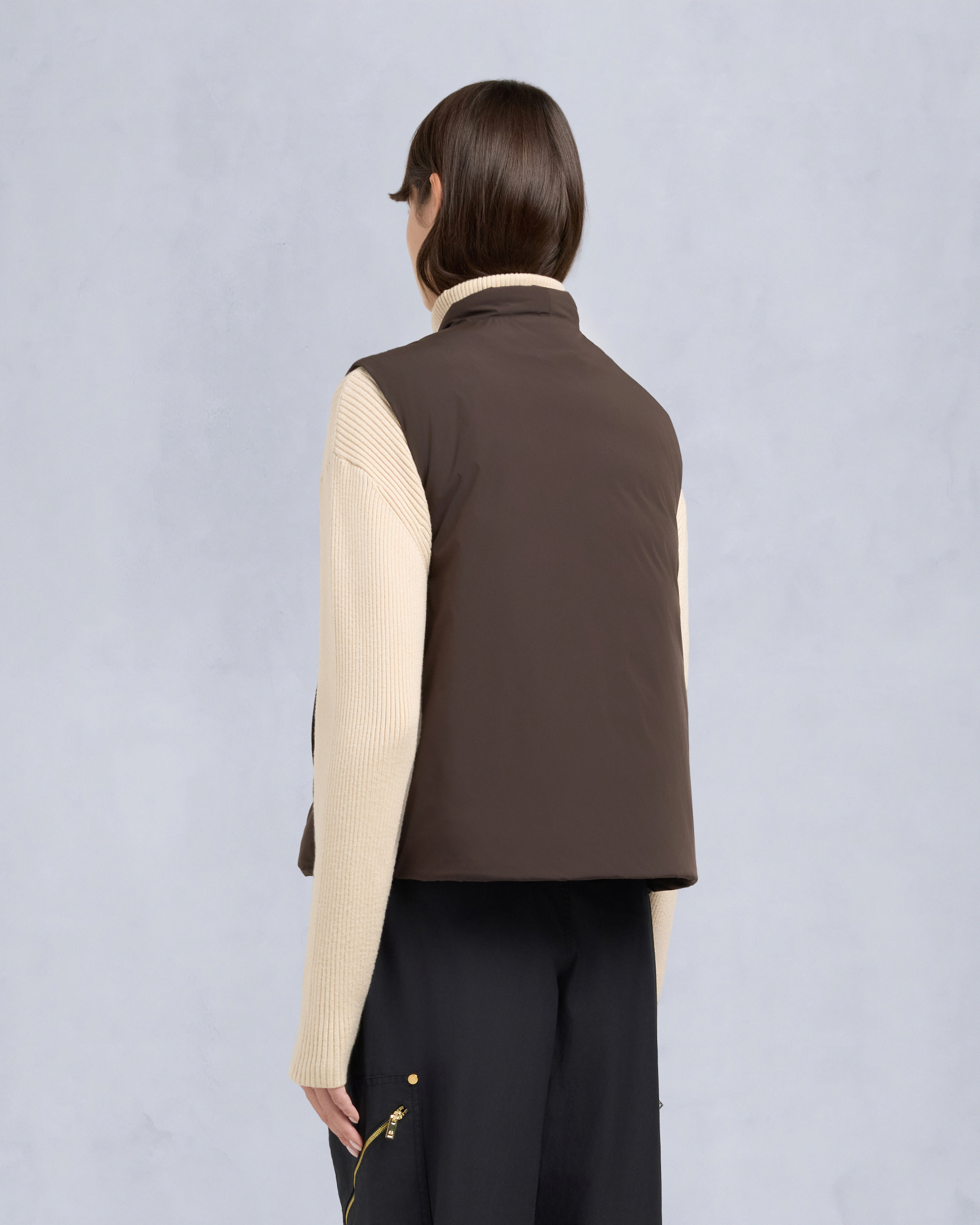 TEGAN VEST-ESPRESSO