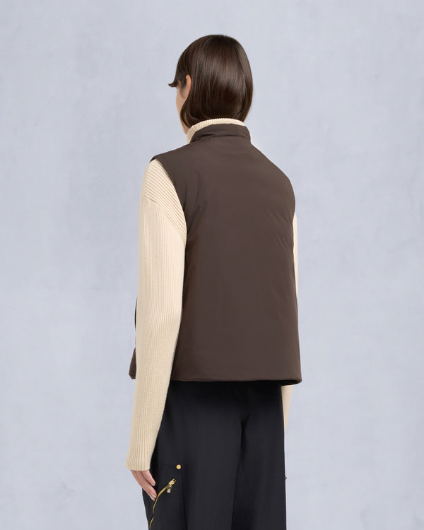 TEGAN VEST-ESPRESSO