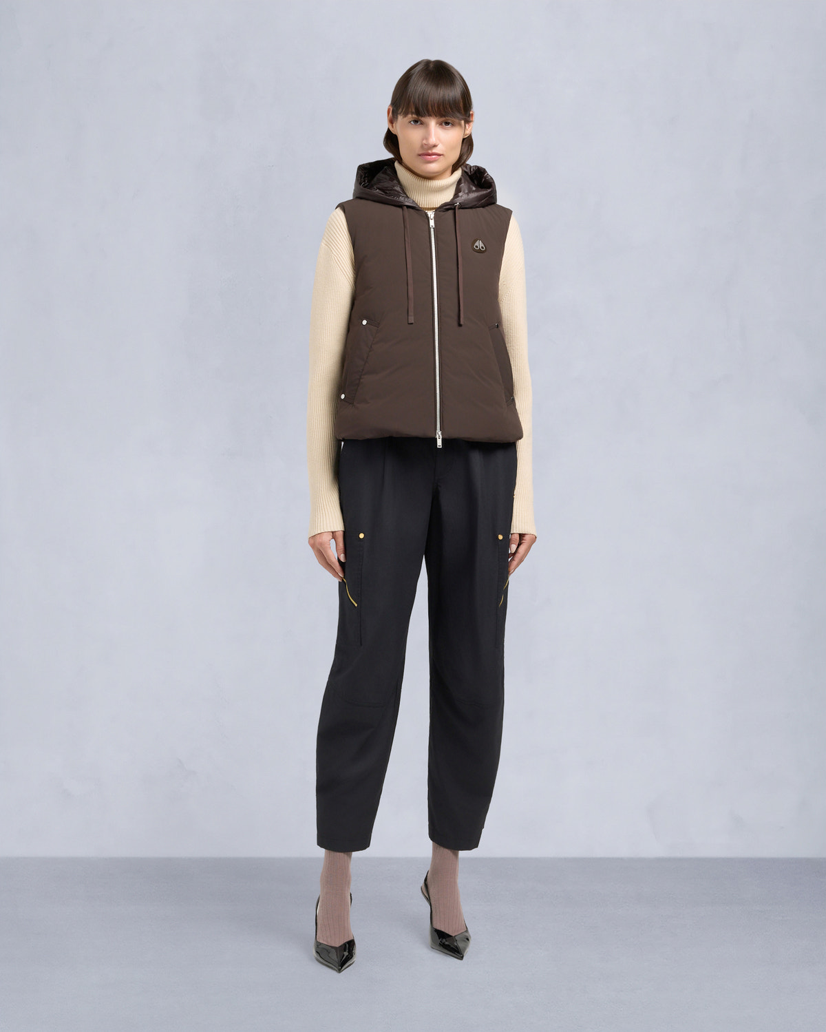 TEGAN VEST-ESPRESSO