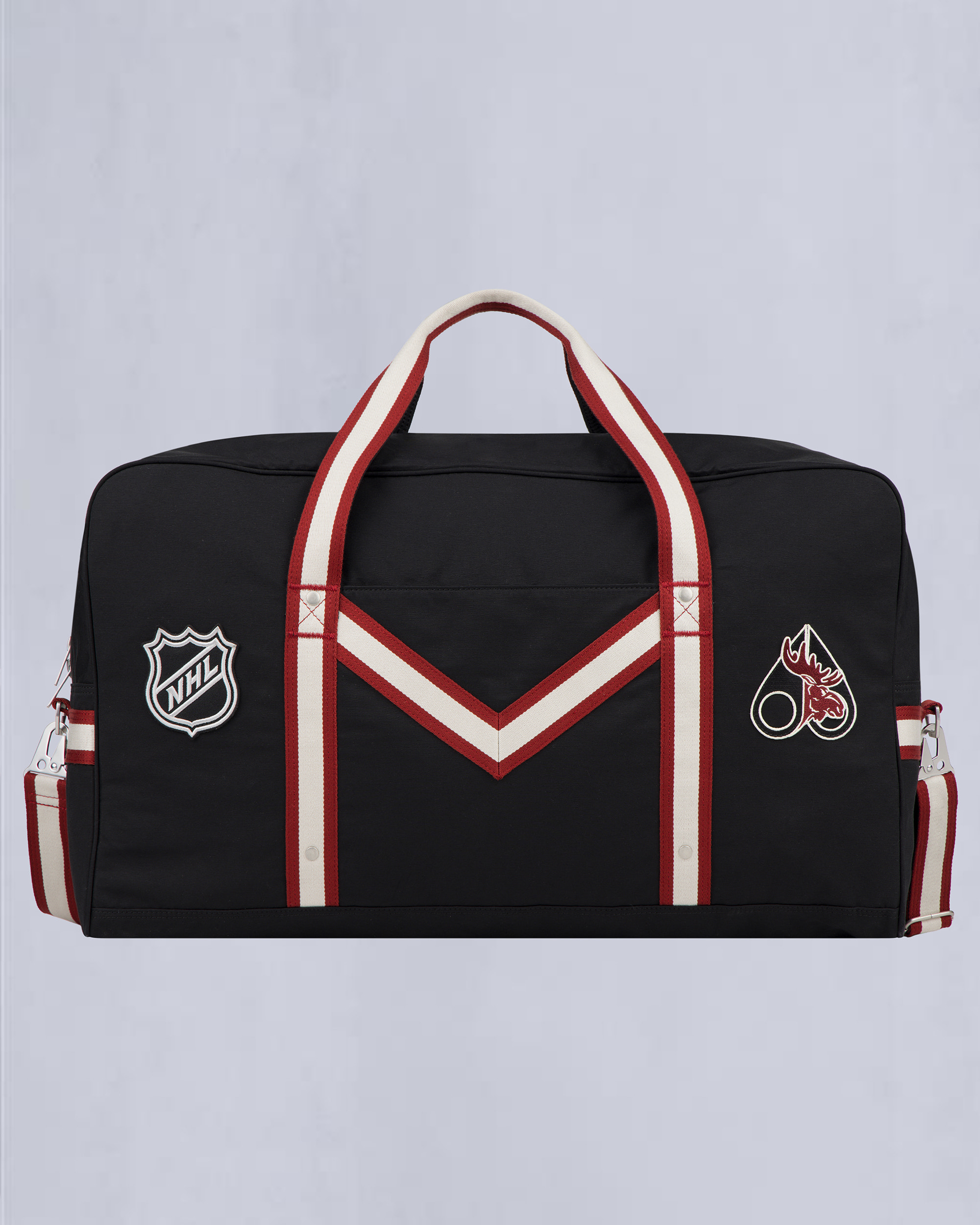 SAC D'ÉQUIPE NHL X MOOSE KNUCKLES-NOIR/SUMAC/OS