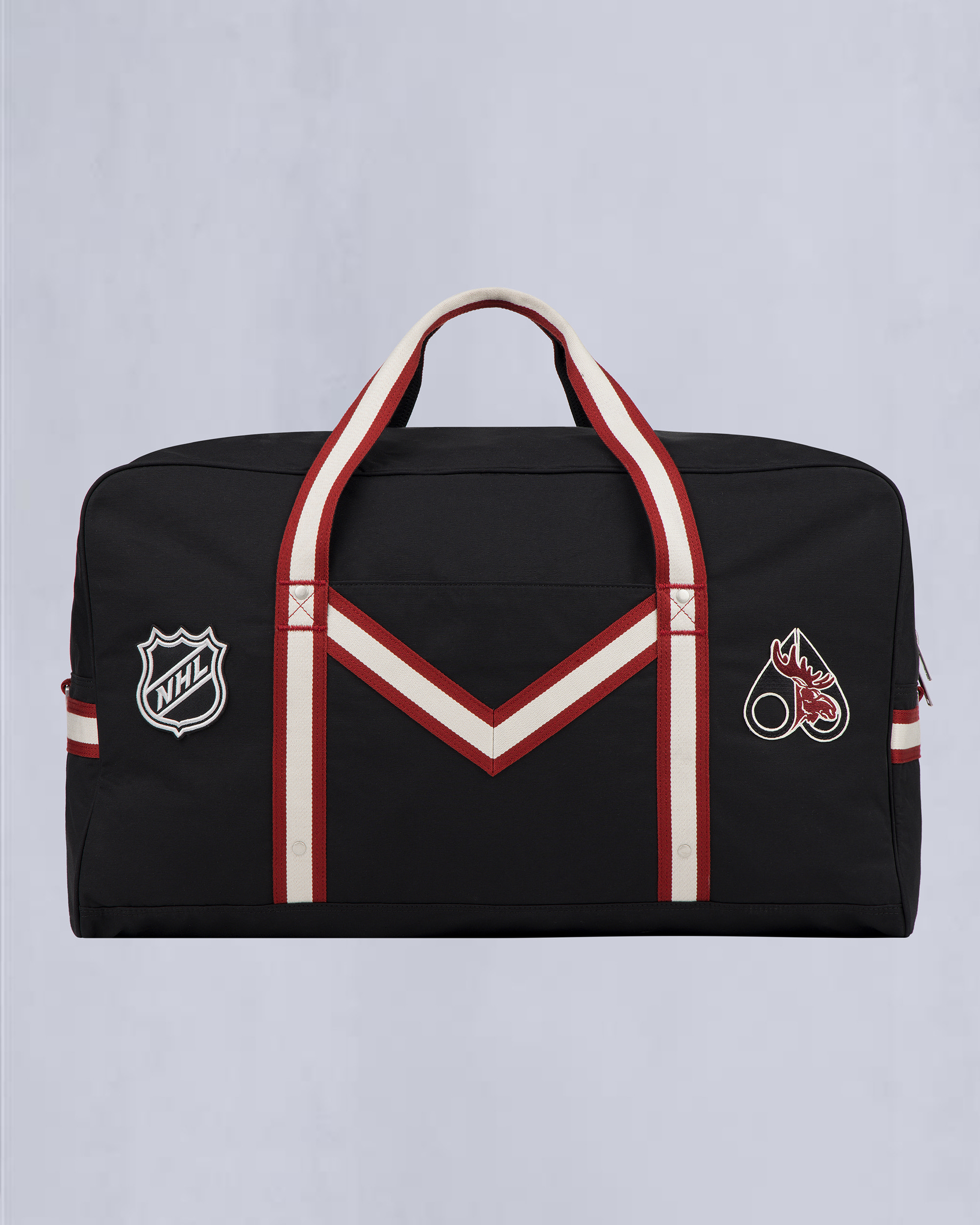SAC D'ÉQUIPE NHL X MOOSE KNUCKLES-NOIR/SUMAC/OS