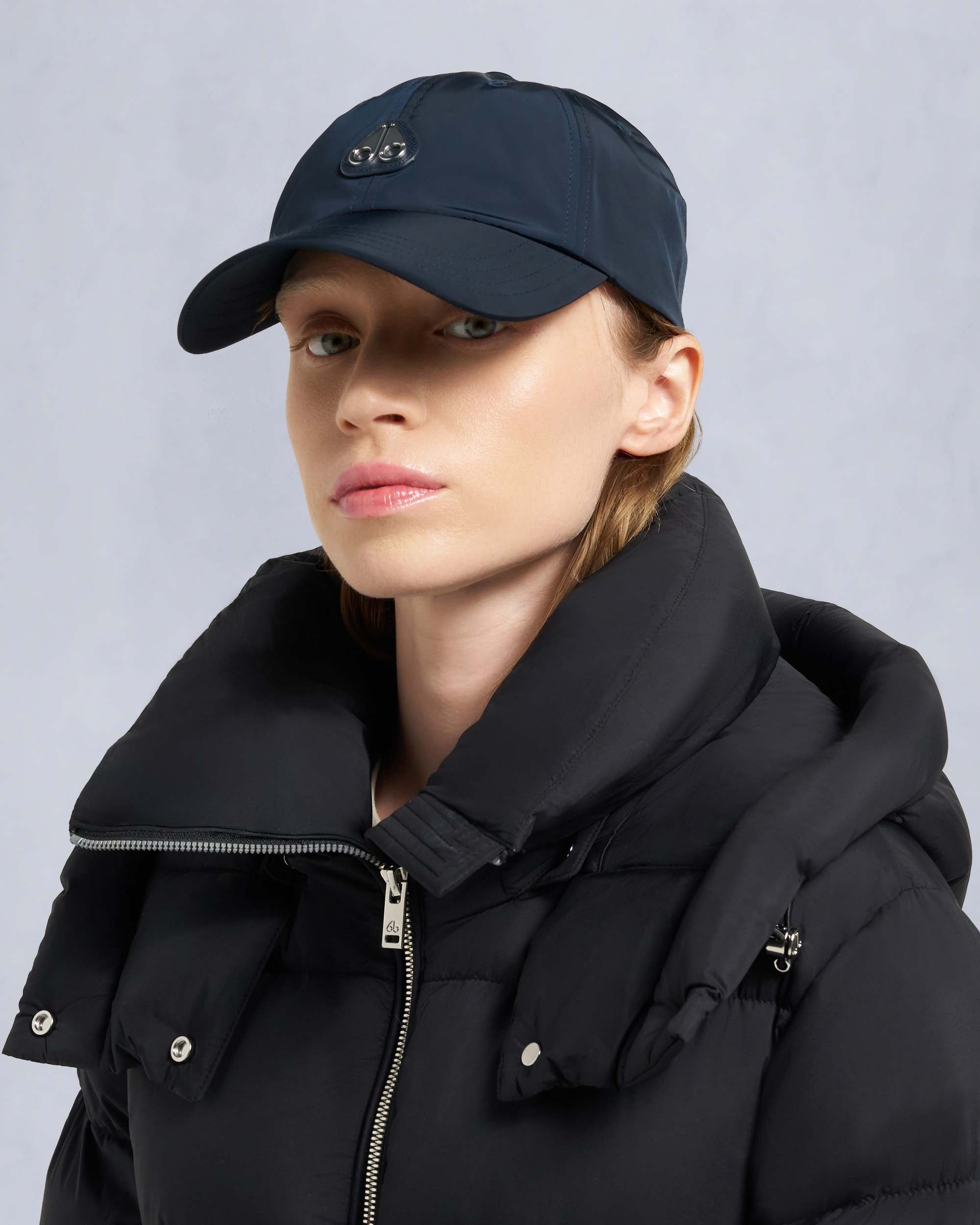 CRESCENT LOGO CAP-NAVY