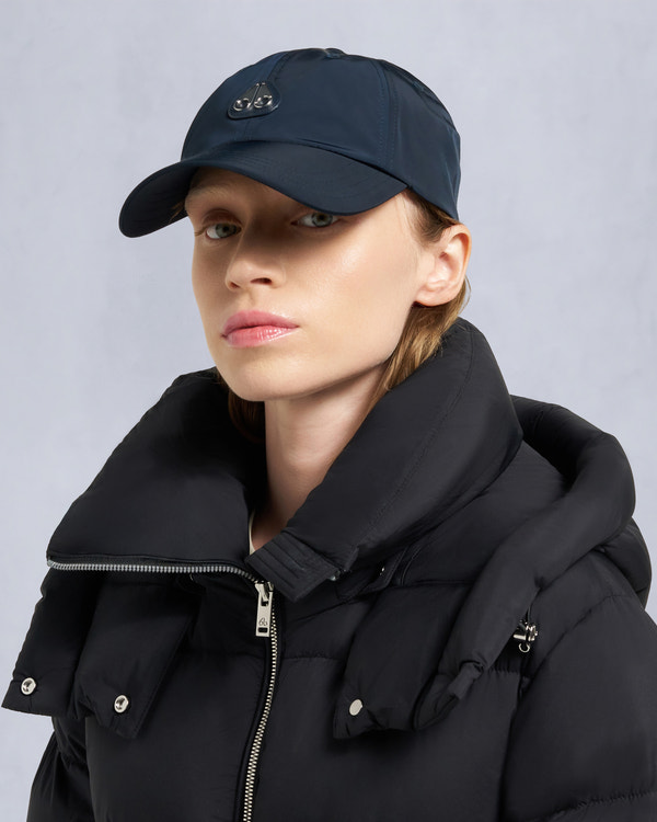 CRESCENT LOGO CAP-NAVY