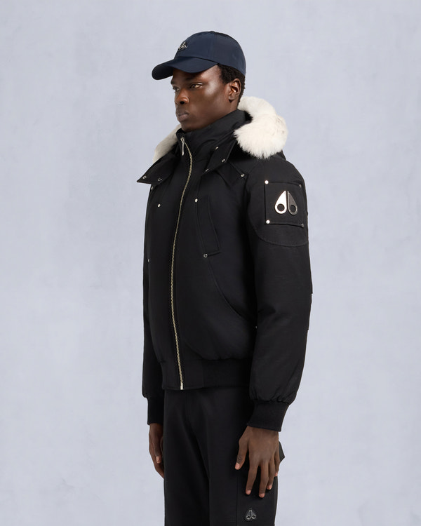 ORIGINAL BALLISTIC NEOSHEAR BOMBER JACKET-BLACK/NATURAL