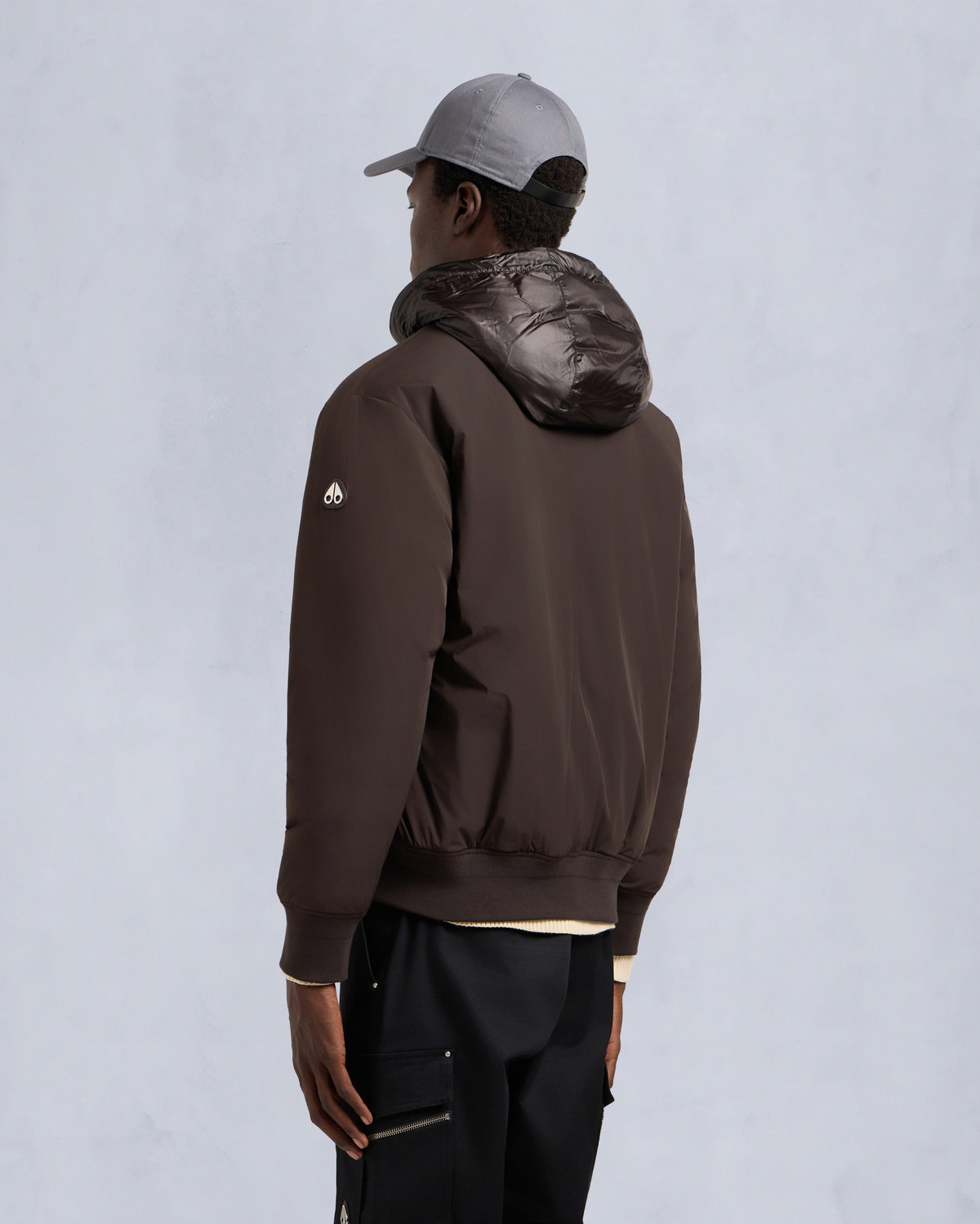BLOUSON AVIATEUR BRIXTON-ESPRESSO