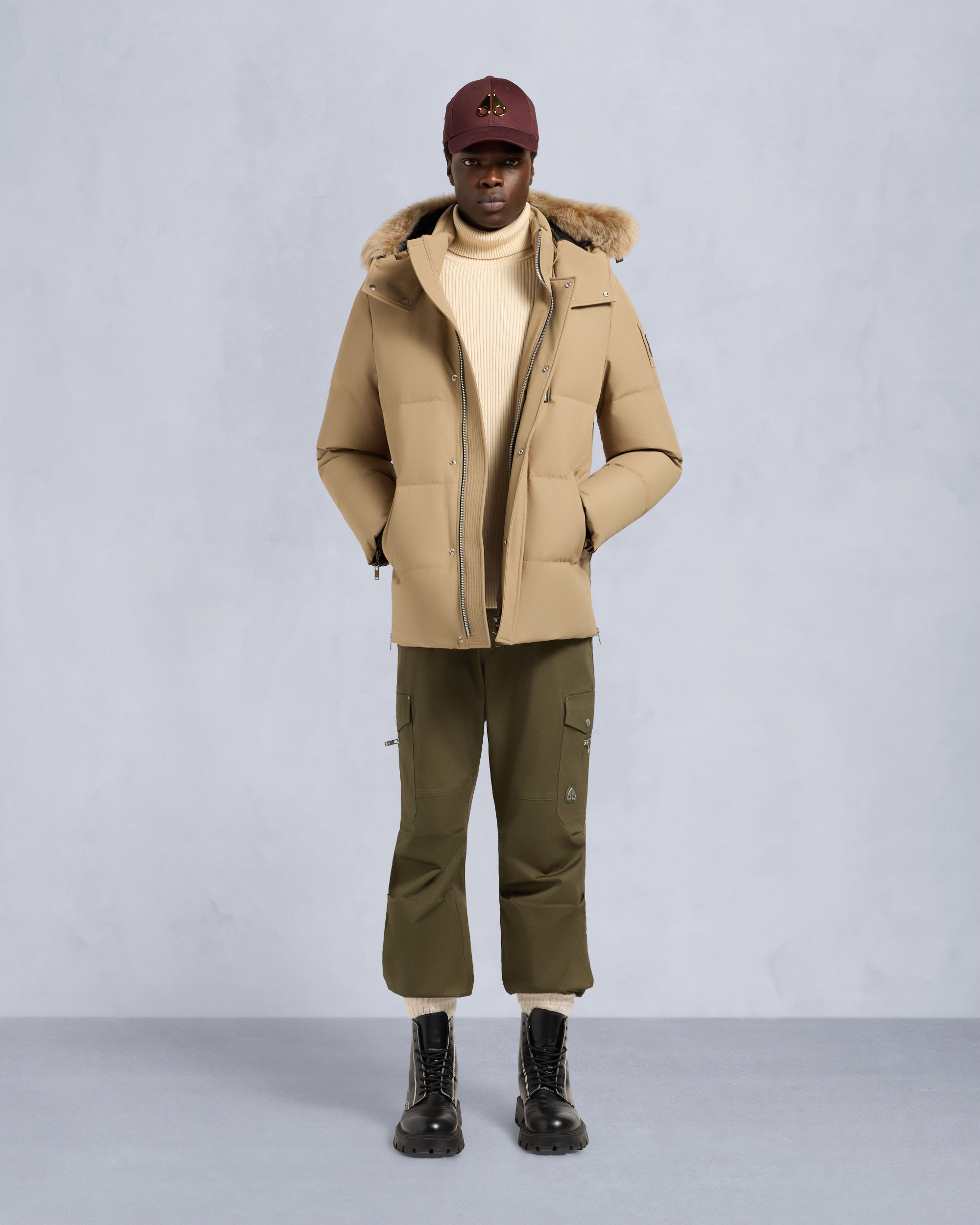 CLOUD 3Q SHEARLING JACKET-DUNE/BRONZE