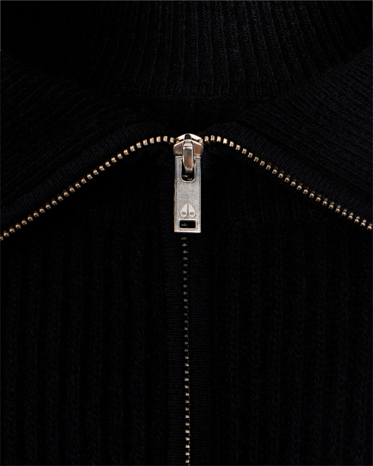COLSON FULL-ZIP SWEATER-BLACK
