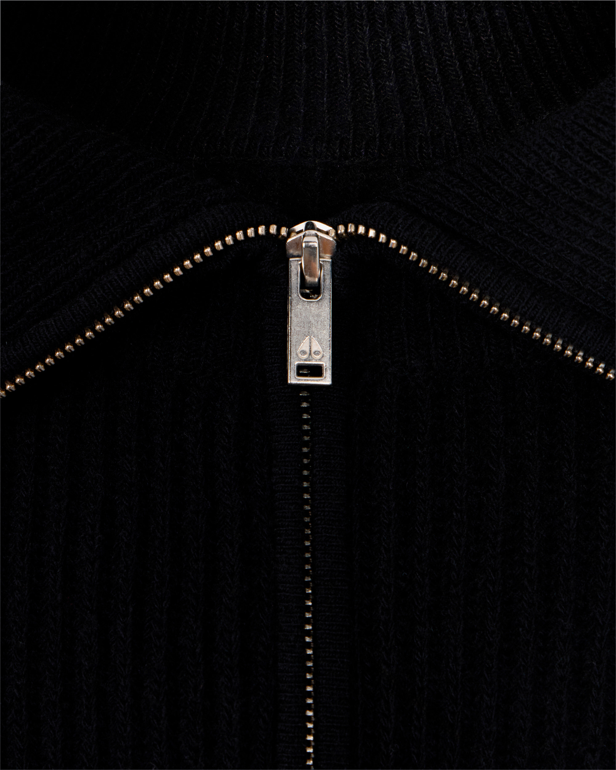 COLSON FULL-ZIP SWEATER-BLACK