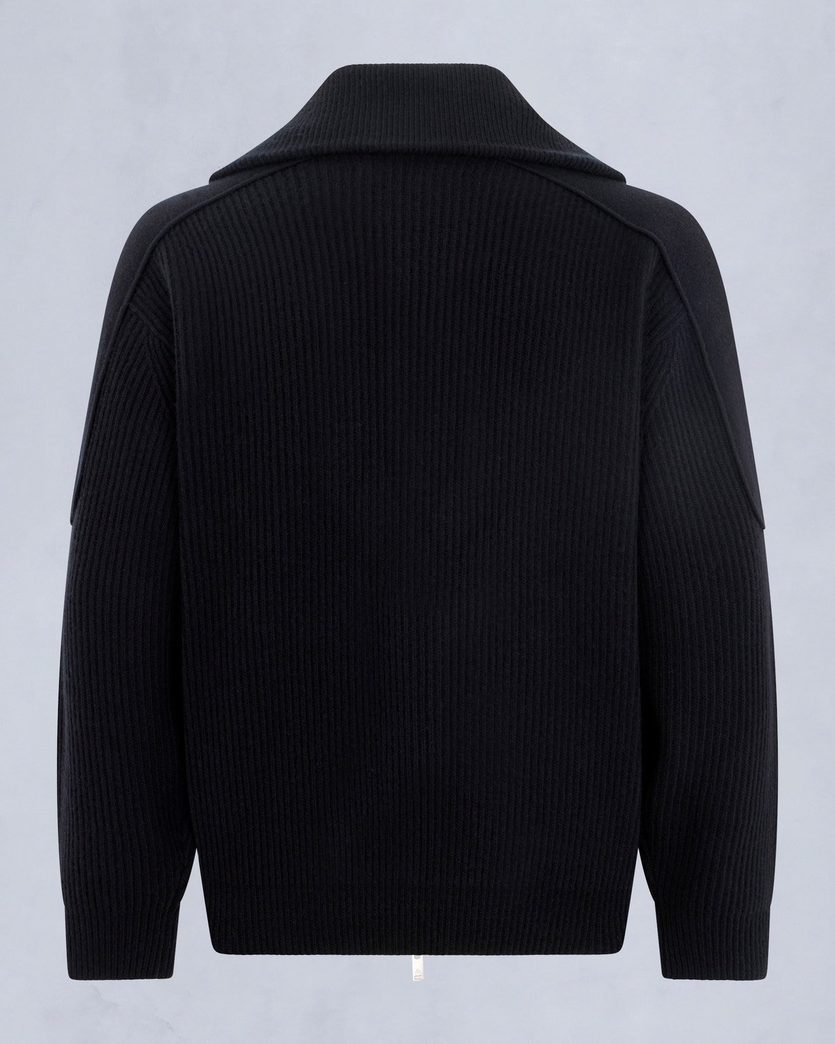 COLSON FULL-ZIP SWEATER-BLACK