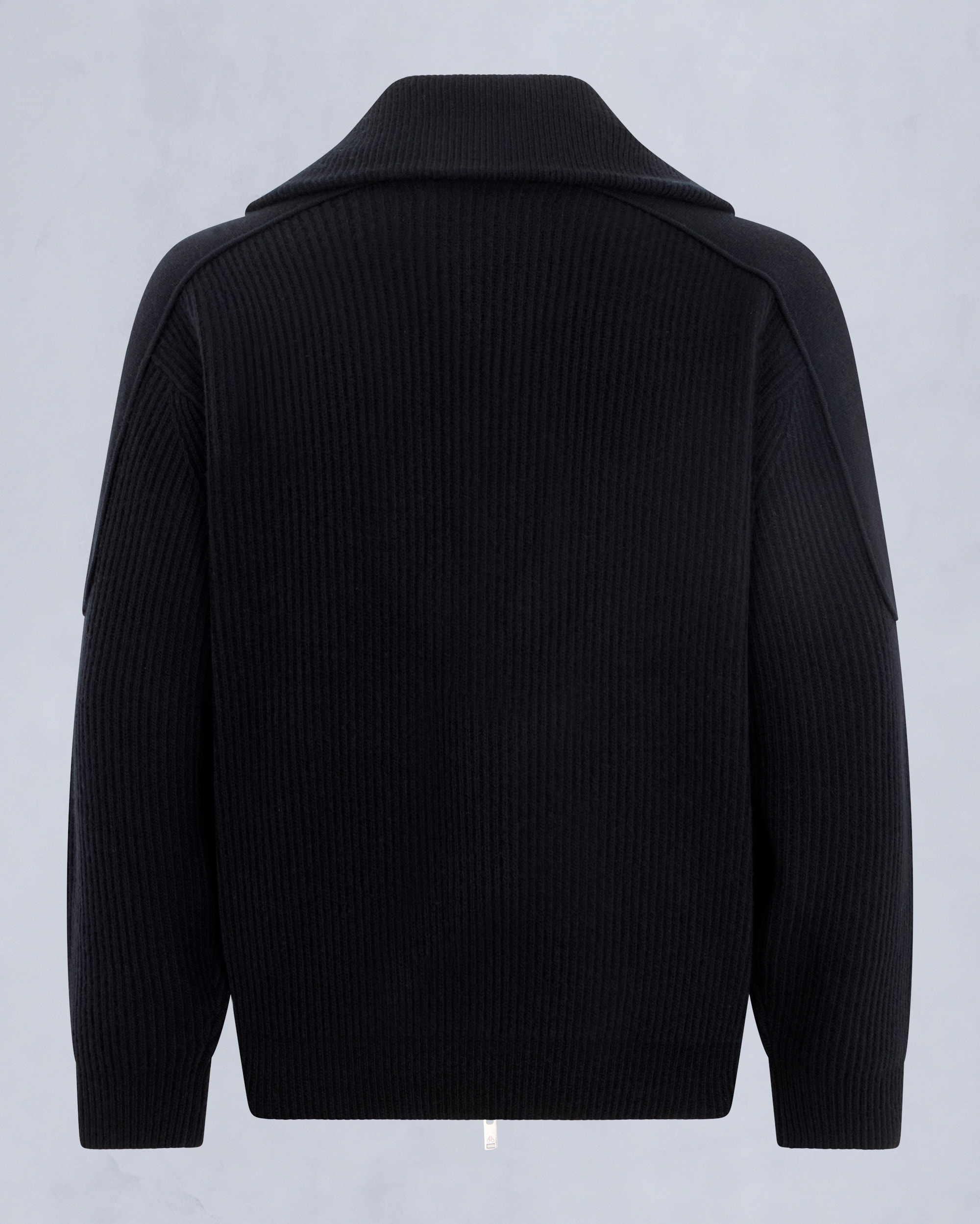 COLSON FULL-ZIP SWEATER-BLACK