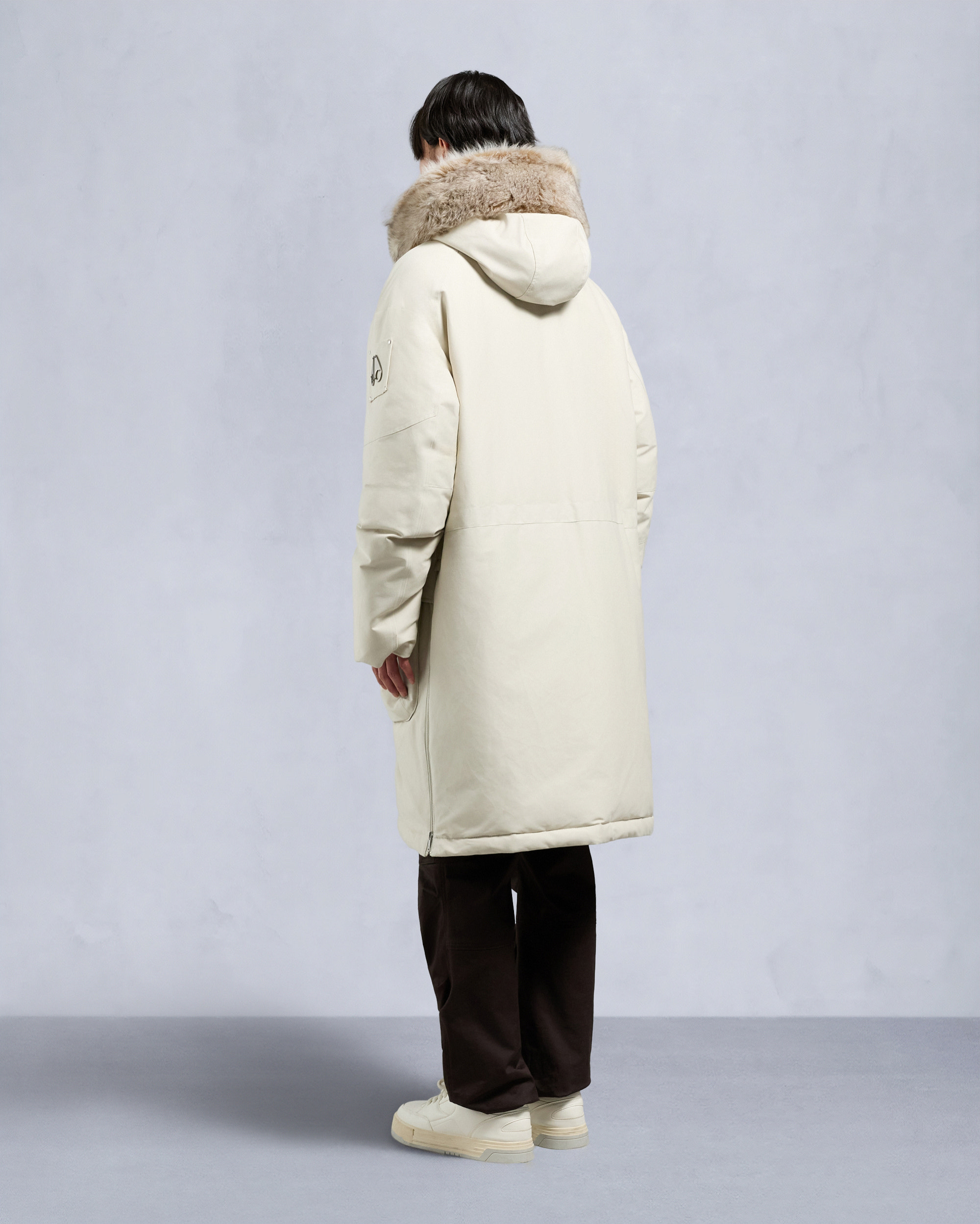 ORIGINAL DAWSON SHEARLING PARKA-ALABASTER/BRONZE