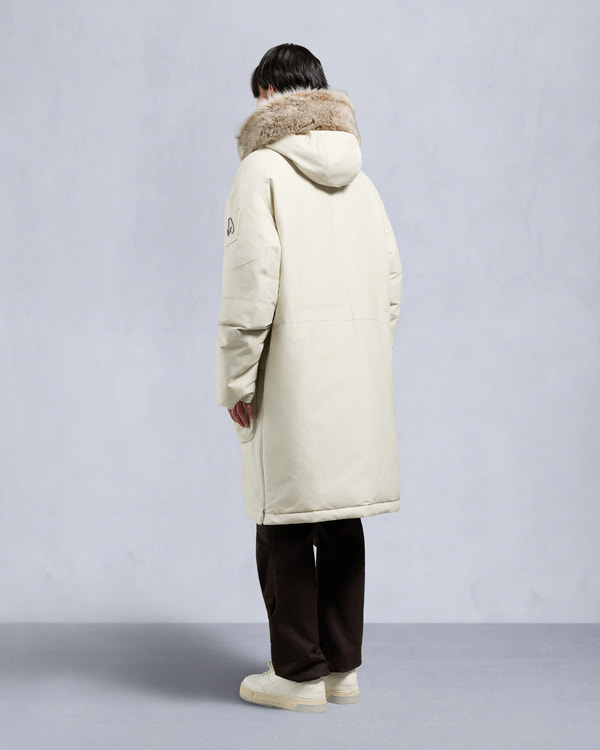 ORIGINAL DAWSON SHEARLING PARKA-ALABASTER/BRONZE