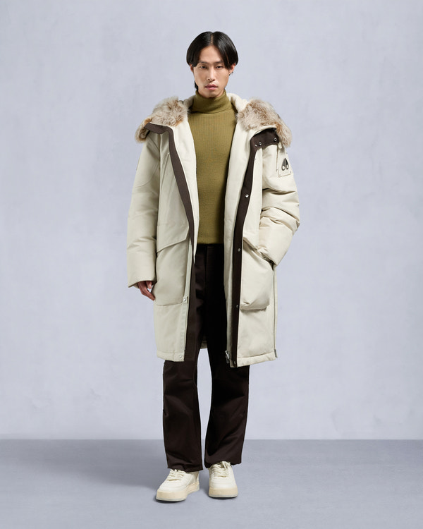 ORIGINAL DAWSON SHEARLING PARKA-ALABASTER/BRONZE