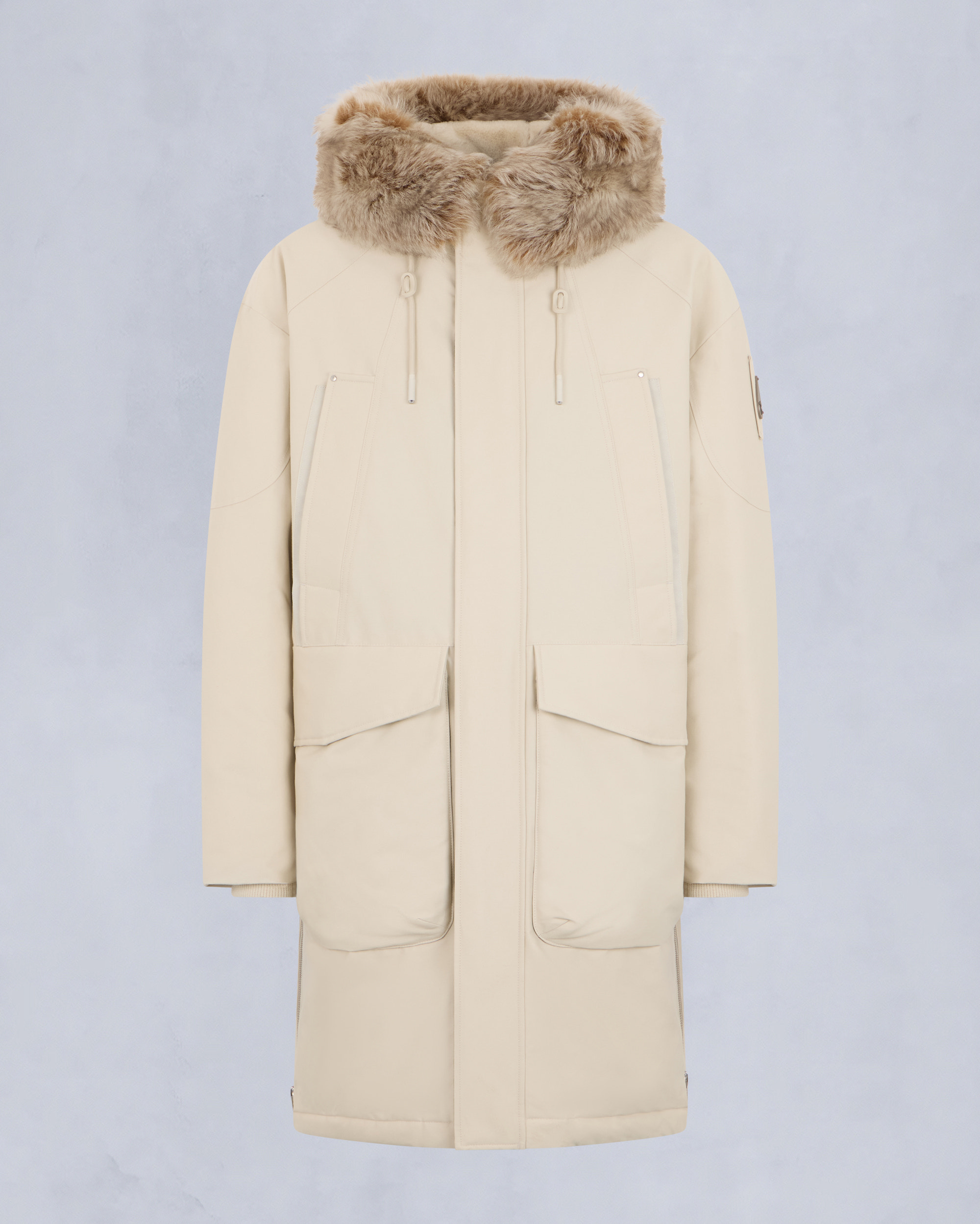 ORIGINAL DAWSON SHEARLING PARKA-ALABASTER/BRONZE