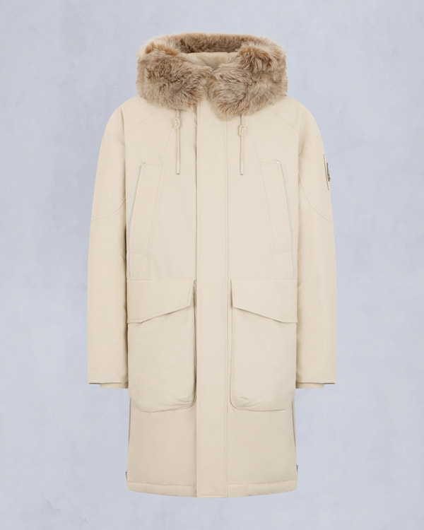 ORIGINAL DAWSON SHEARLING PARKA-ALABASTER/BRONZE