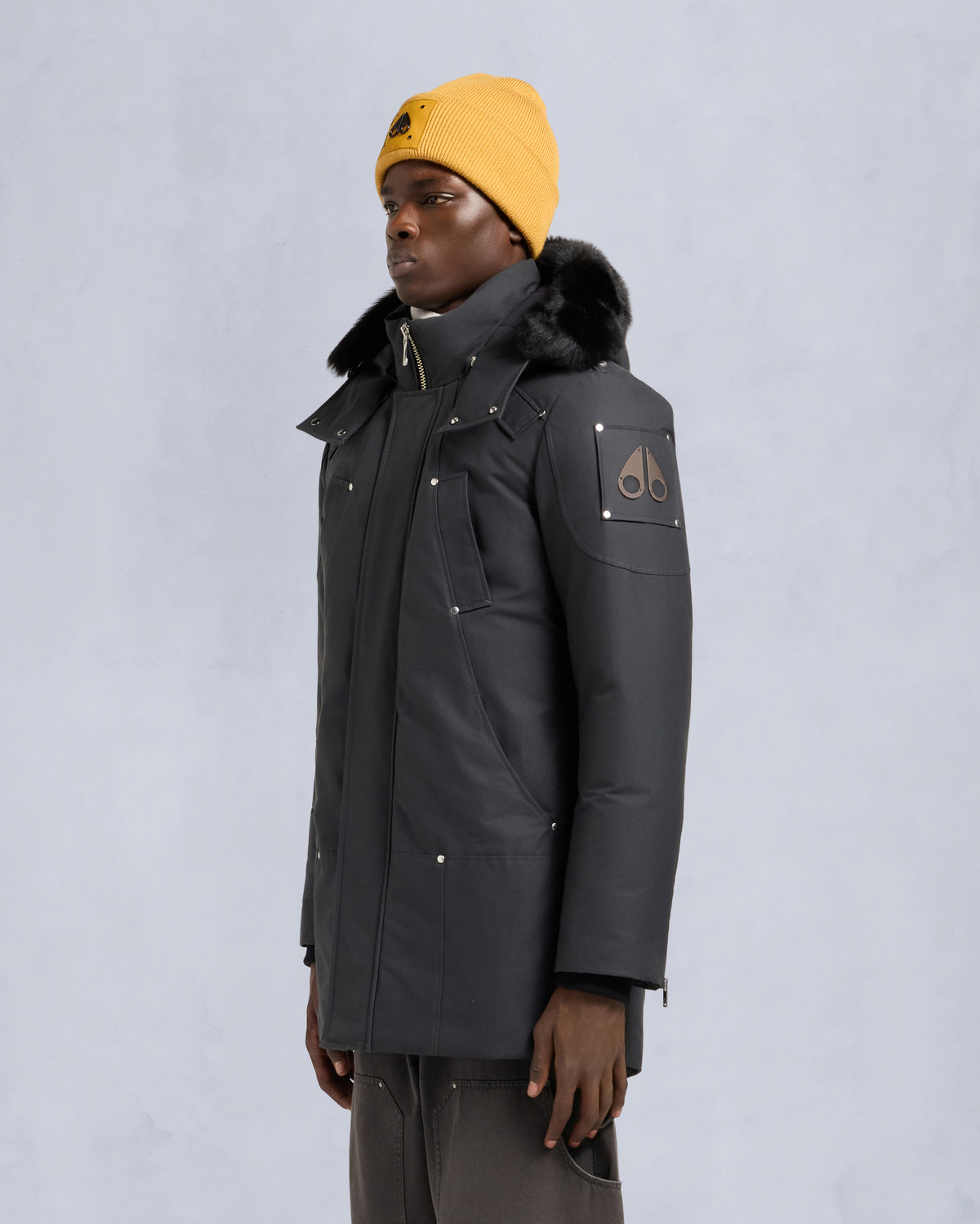 ORIGINAL STIRLING NEOSHEAR PARKA -CEMENT/BLACK