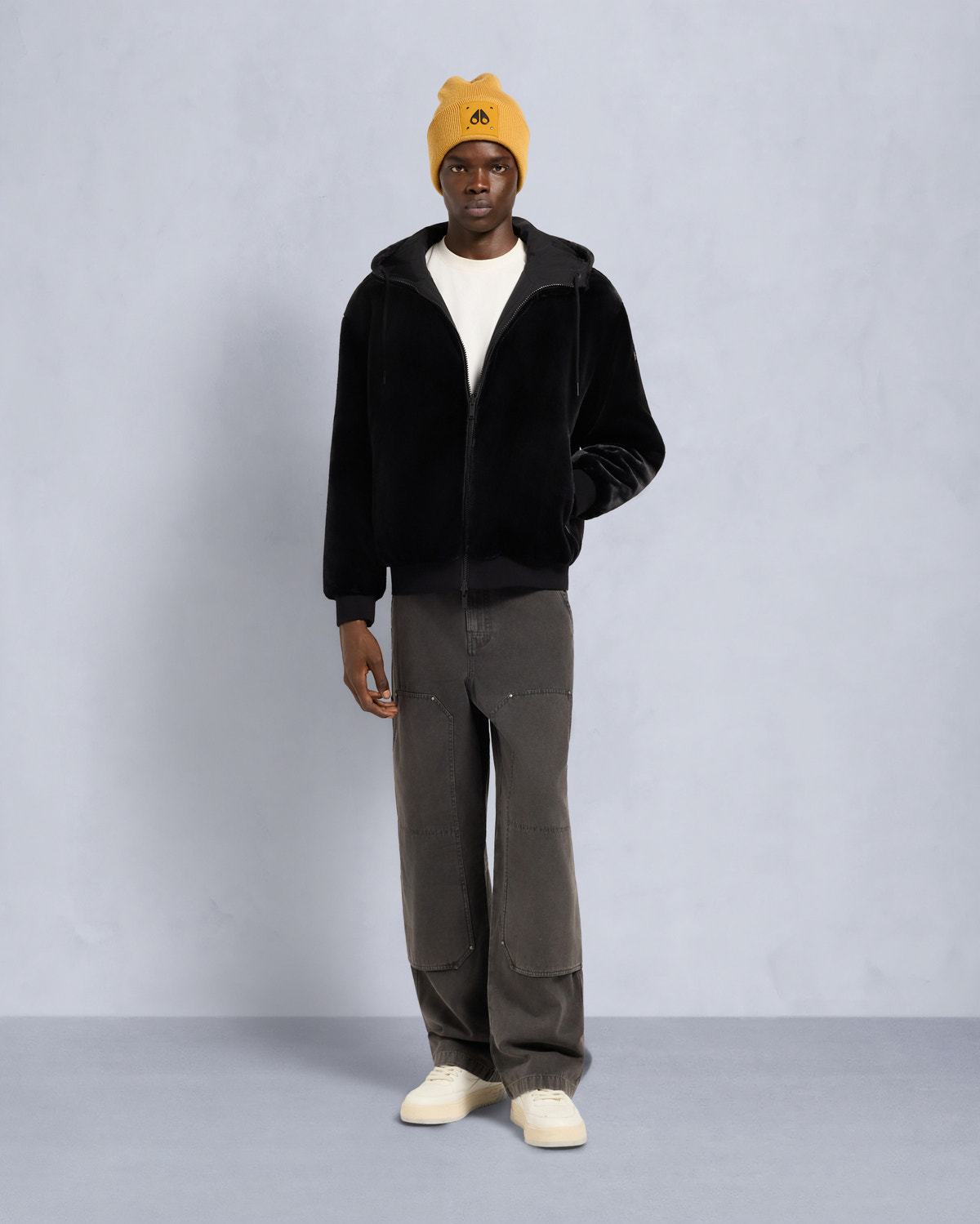 ROLAND REVERSIBLE BUNNY-BLACK