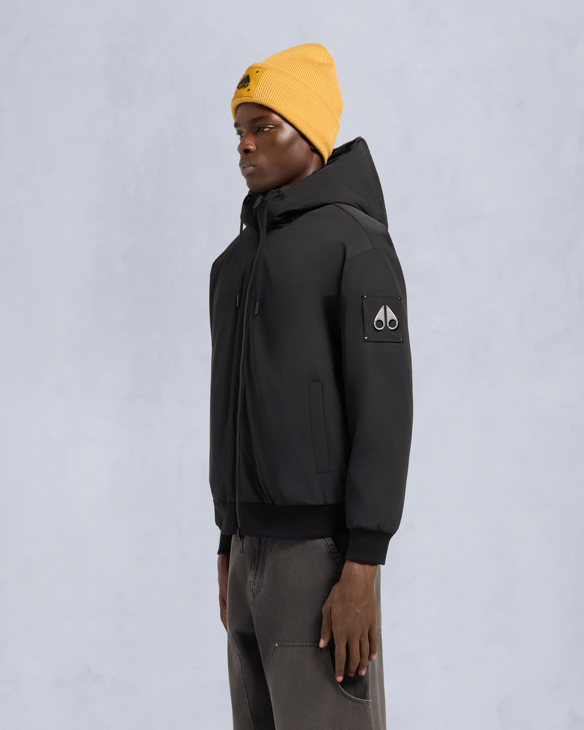 ROLAND REVERSIBLE BUNNY-BLACK