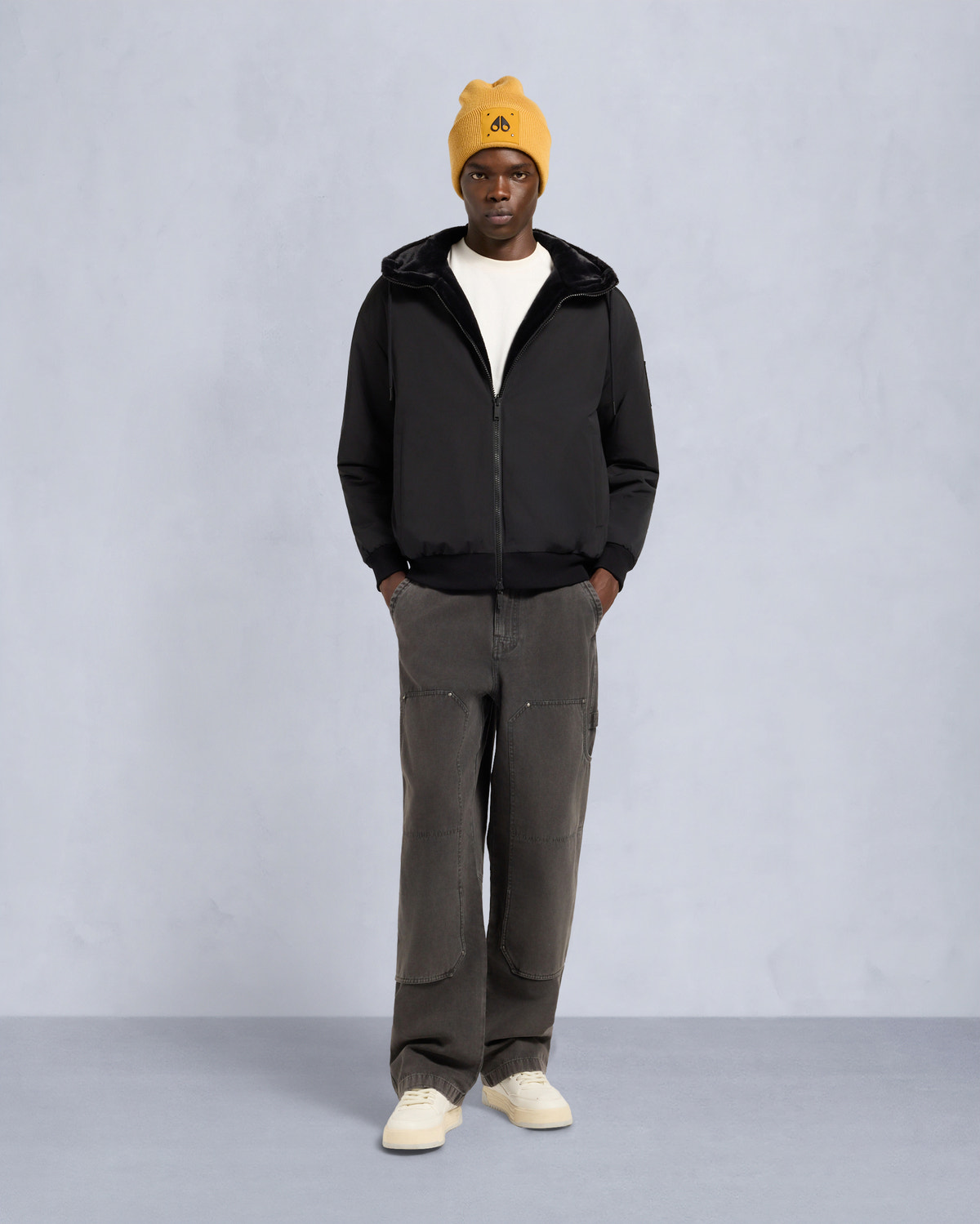 ROLAND REVERSIBLE BUNNY-BLACK