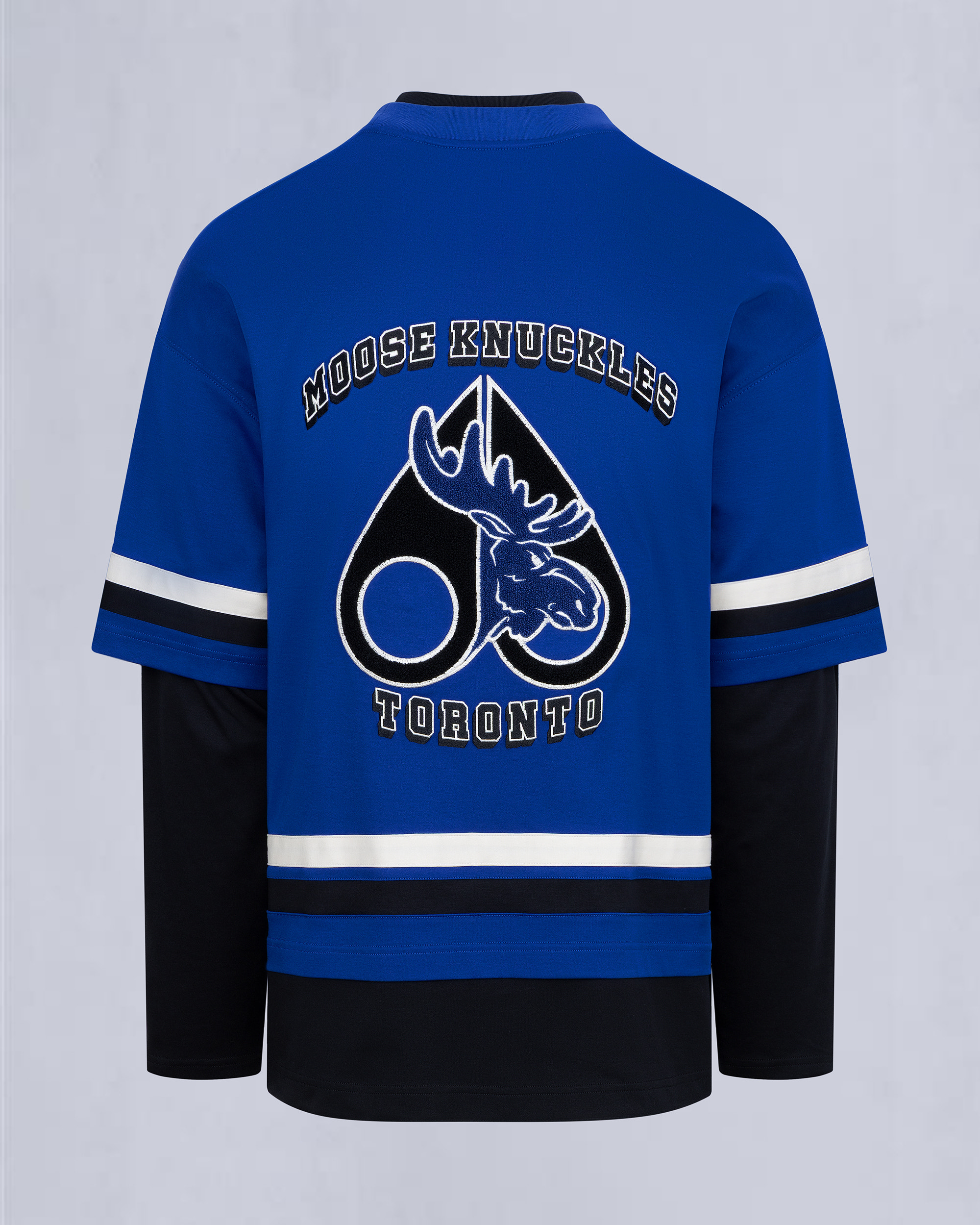 T-SHIRT NHL X MOOSE KNUCKLES MAPLE LEAFS-BLEU/NOIR/OS