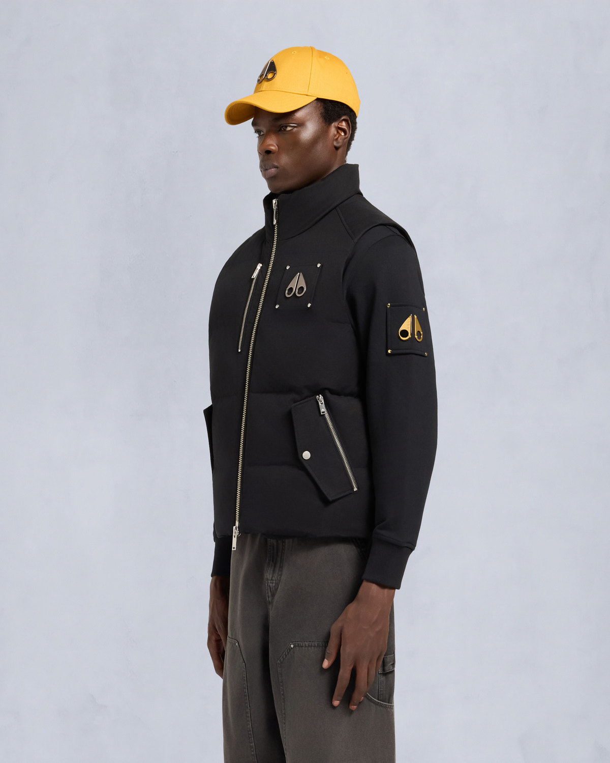 WESTMOUNT ORIGINAL TWO-TONE VEST-BLACKW/BLACK