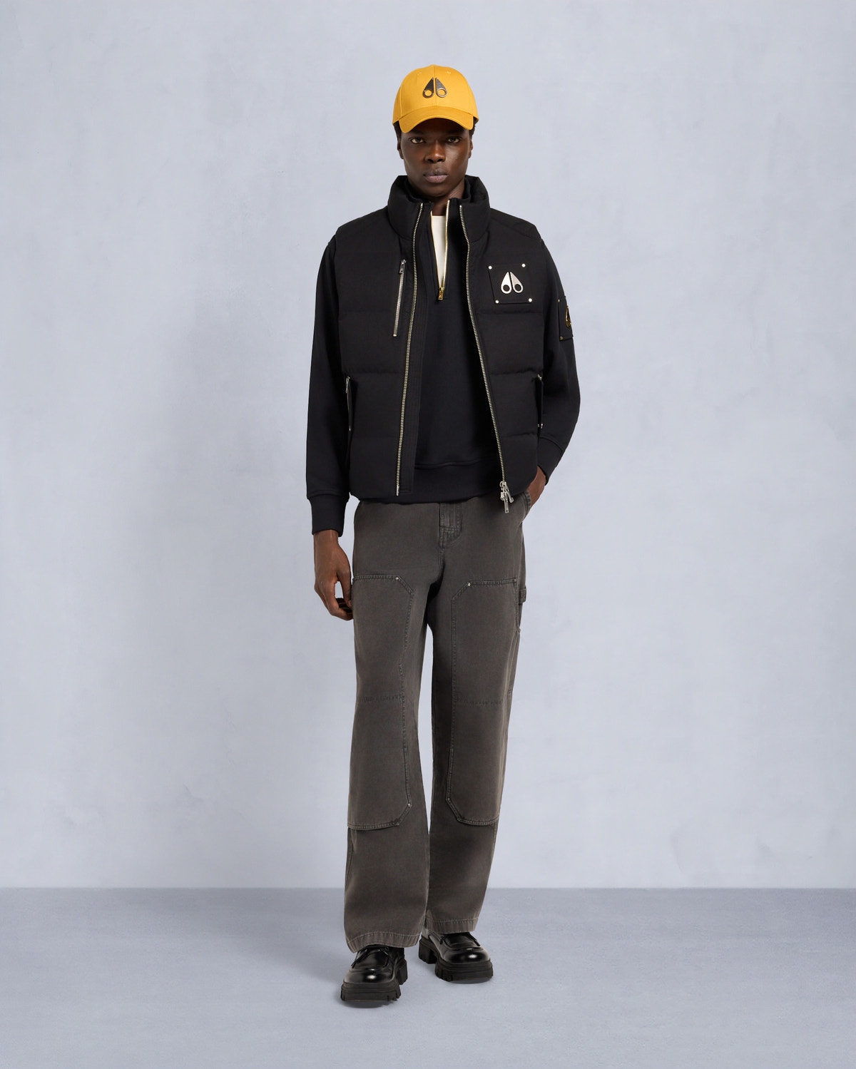 WESTMOUNT ORIGINAL TWO-TONE VEST-BLACKW/BLACK