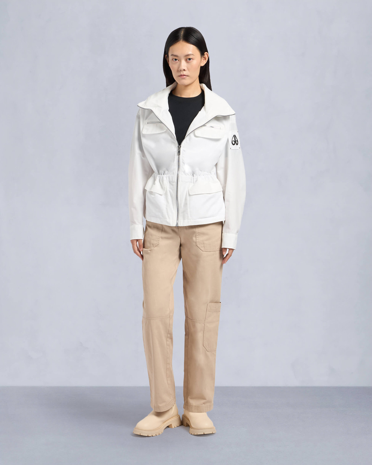 Moose Knuckles - M14LJ146 - Marien Jacket - WOMENS - Plaster - Front Category