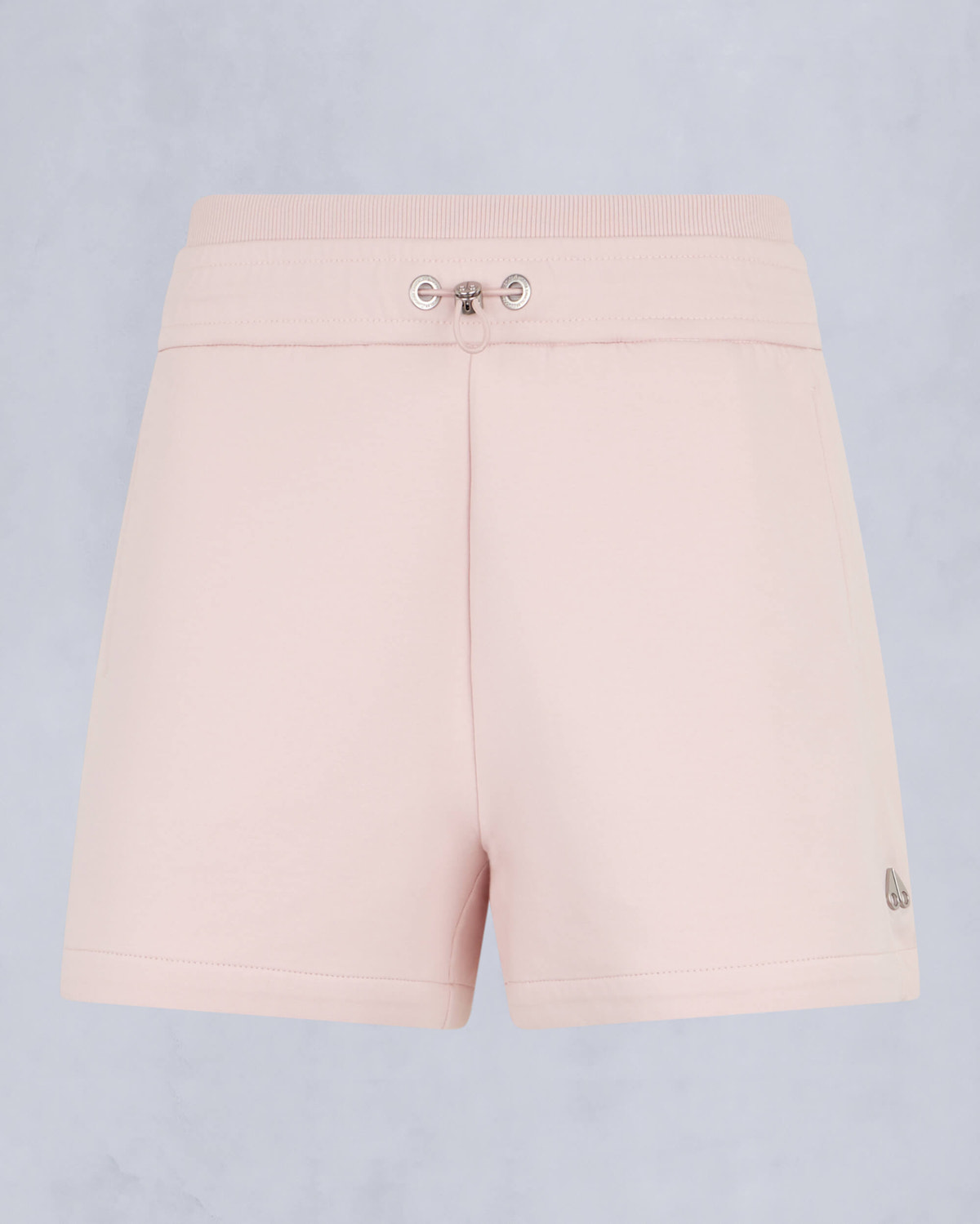 Moose Knuckles Womens MixMedia Drawstring Shorts PETAL M14LR798 - GM