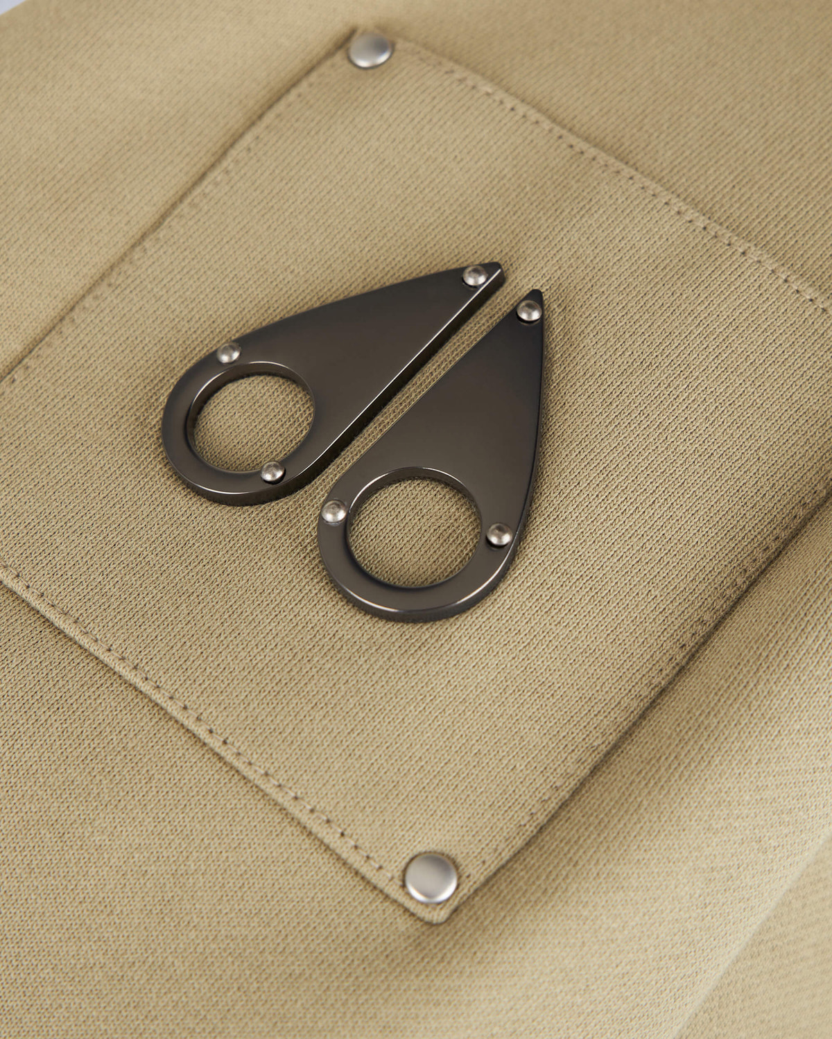 Moose Knuckles - M14MS609 - Hartsfield Zip-Up Hoodie - MENS - Sage - Detail1