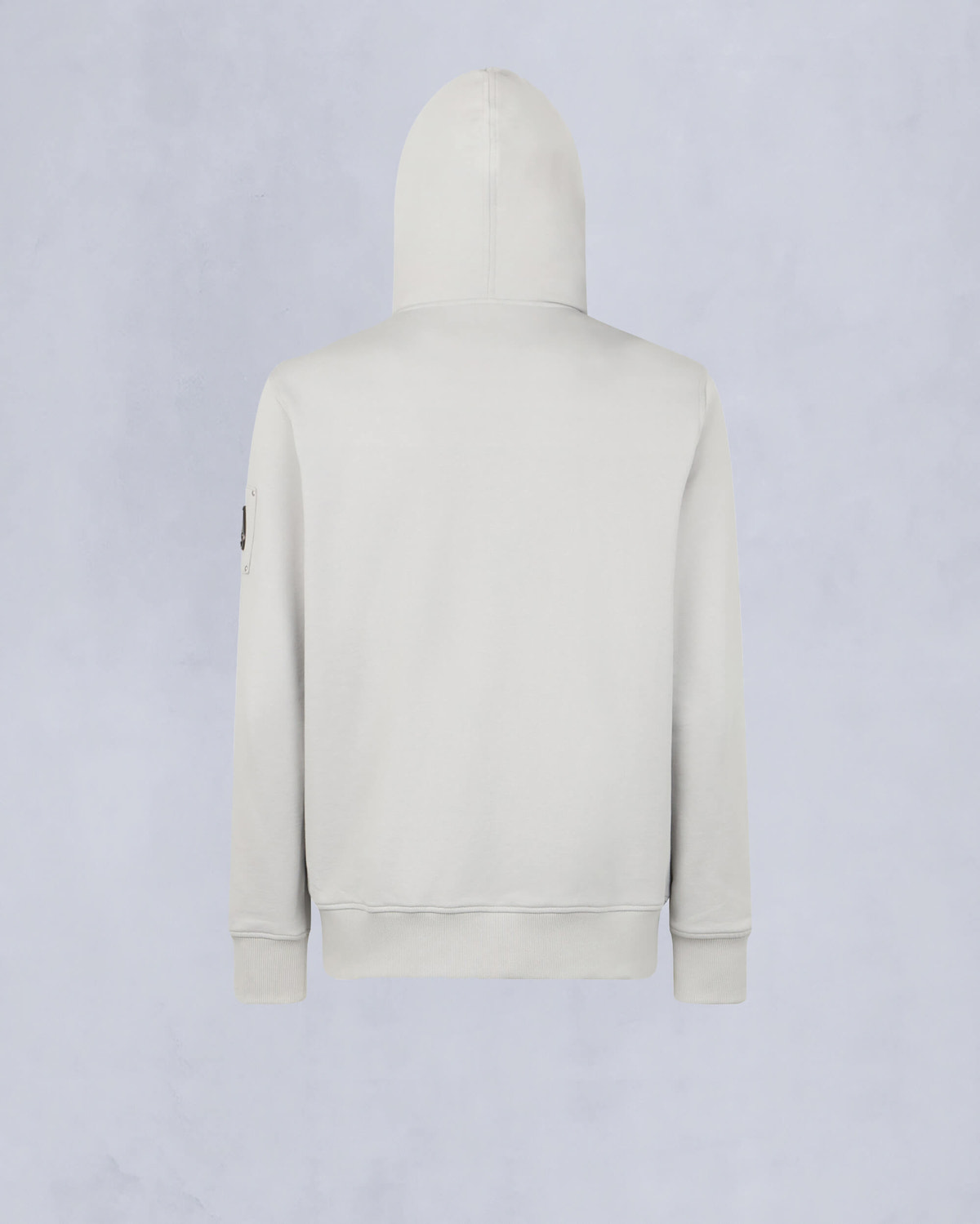 Moose Knuckles Mens Hartsfield Zip-Up Hoodie Stone M14MS609 Detail2