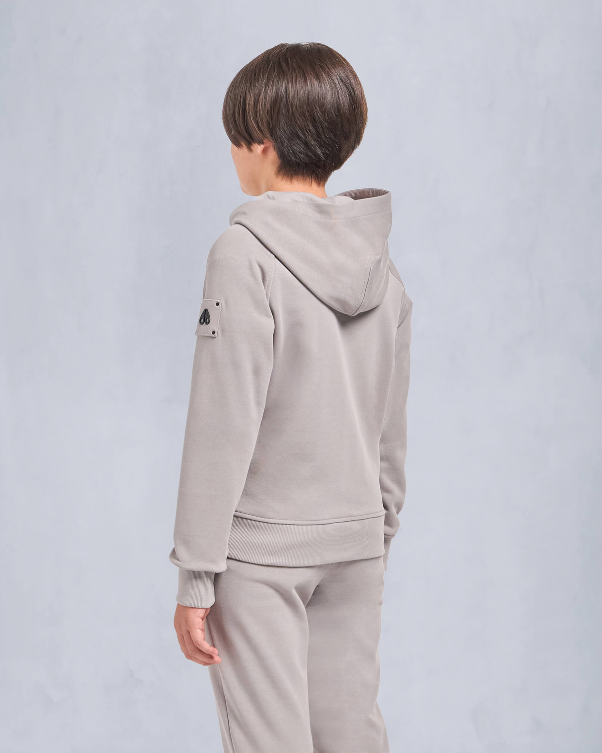 Moose Knuckles Kids Kids Unisex Hartsfield Zip Hoodie Dusk M14US634 Back