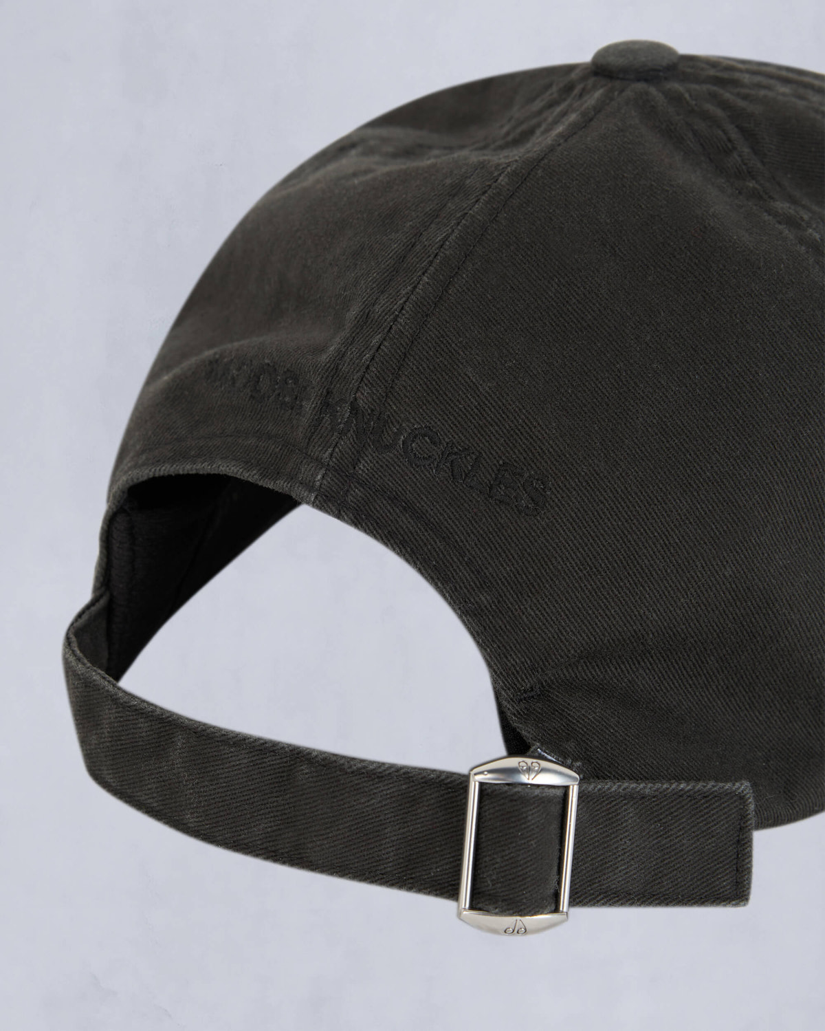 Moose Knuckles Accessories Elbert Logo Baseball Cap Black M15LA507 Back