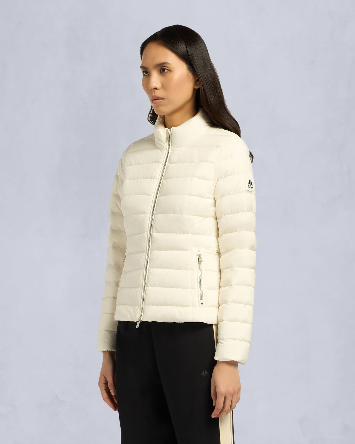 Moose Knuckles Womens Gemma Air Down Jacket Plaster M15LJ141 Front
