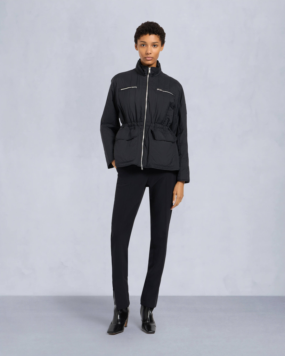 Moose Knuckles Womens Lakeshore Jacket Black M15LJ156 Front Category