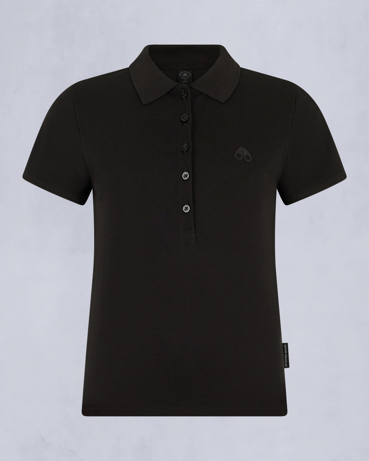 Moose Knuckles Womens Sherbrooke Polo Black M15LT710 - GM