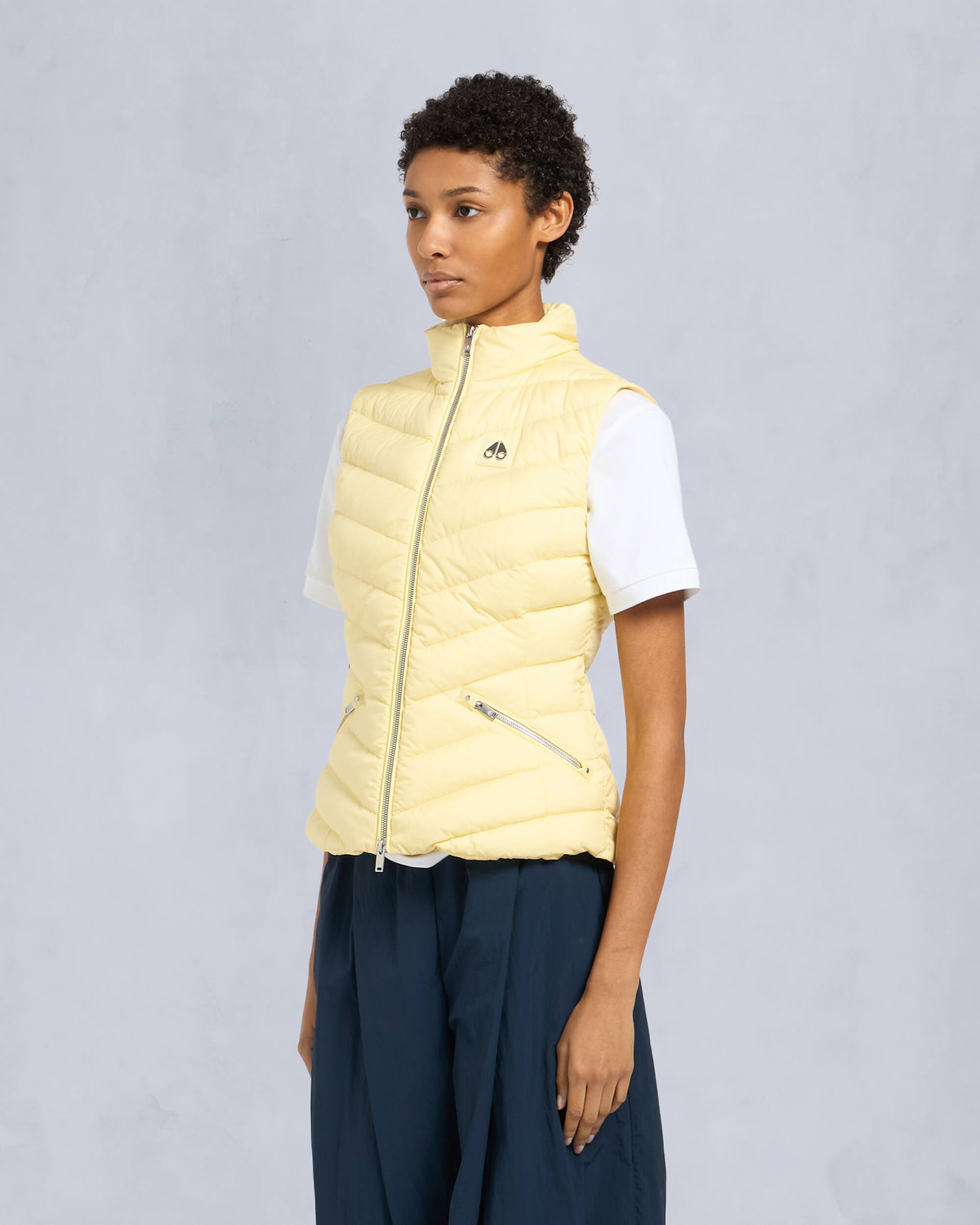 Moose Knuckles Womens Marie Air Down Vest BEAM M15LV455 Front
